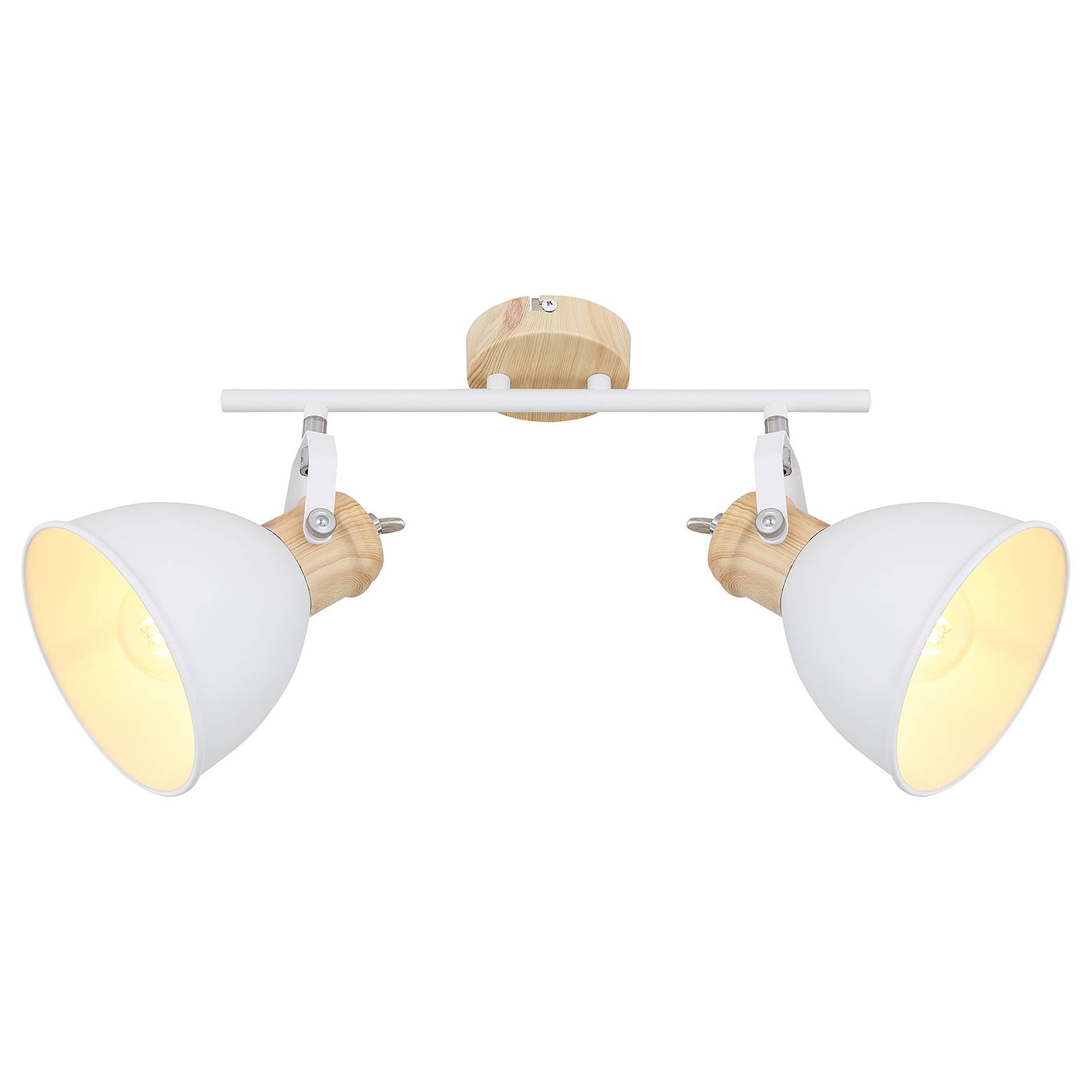 Wiho I Ceiling light iron 2-flame