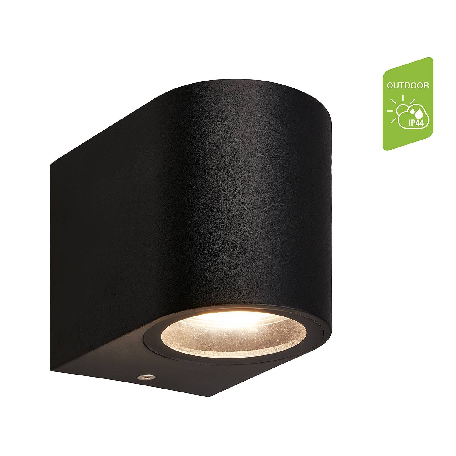 Kjos Wall Lamp Plastic Black 1-bulb