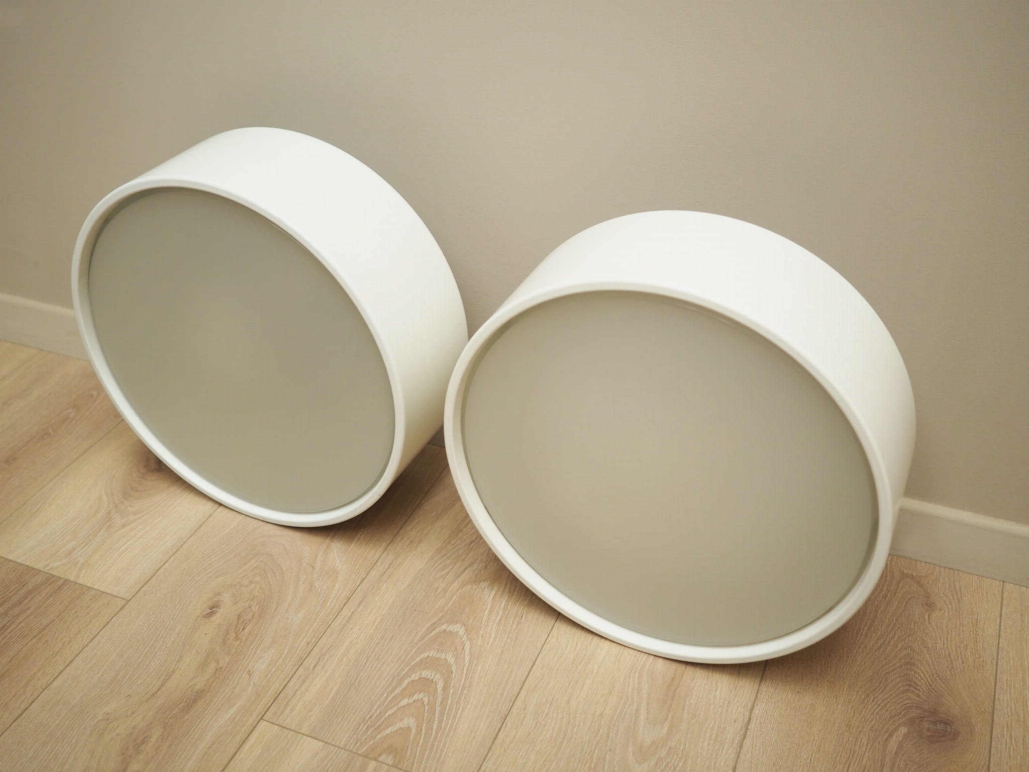 2x Wall lamp metal 1990s