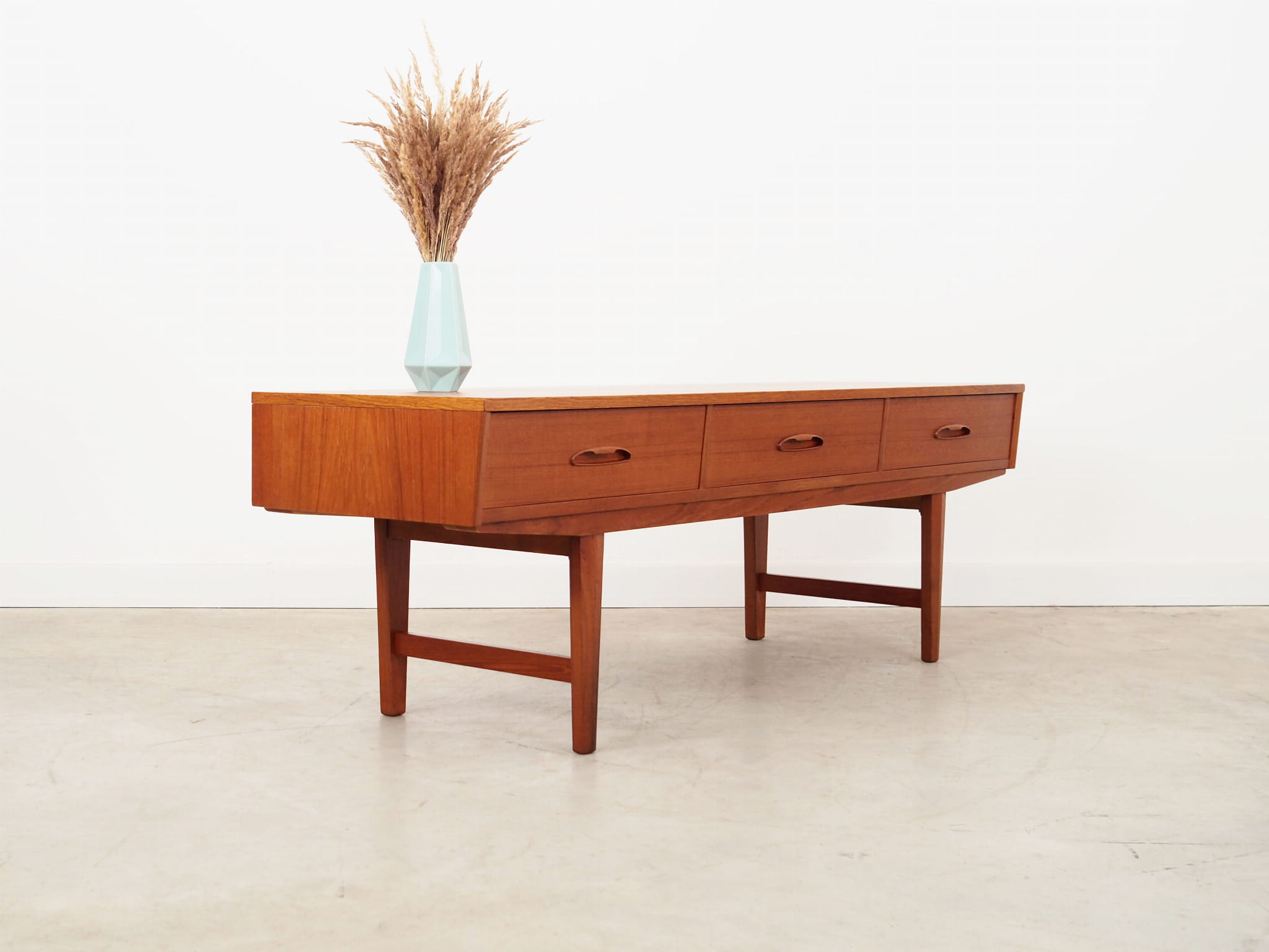 Lowboard Teak wood 1960s