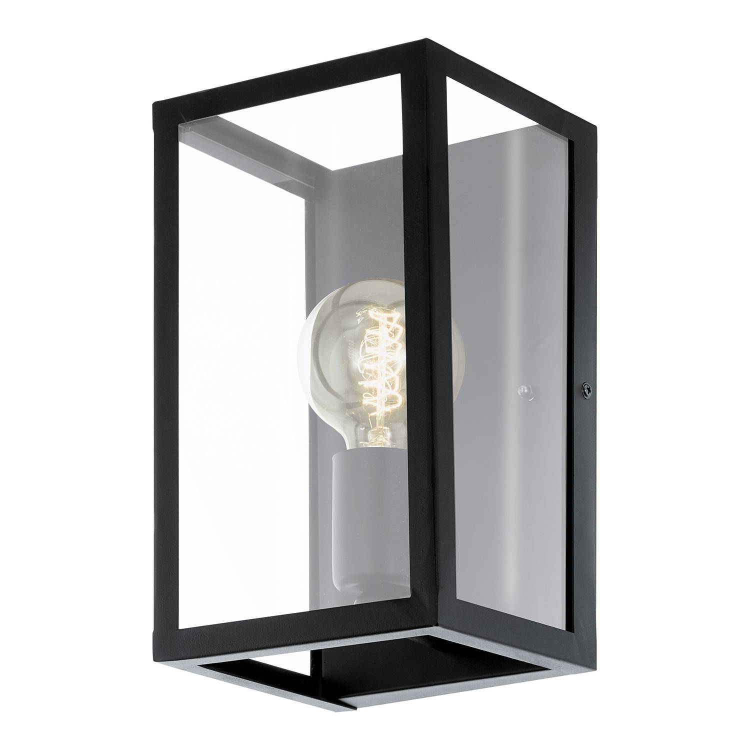 Charterhouse Wall Light Glass Steel 1-flame