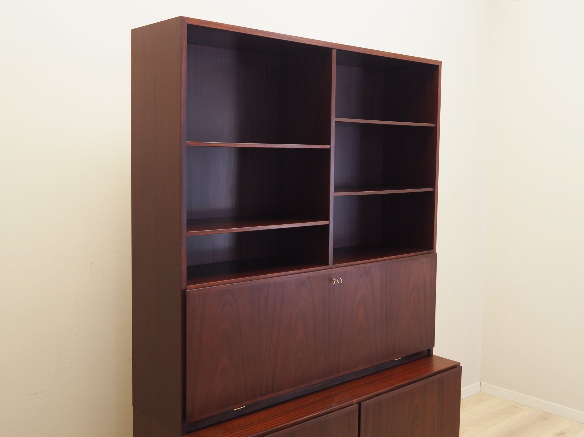 Mahogany Bücherregal 1970 Jahre