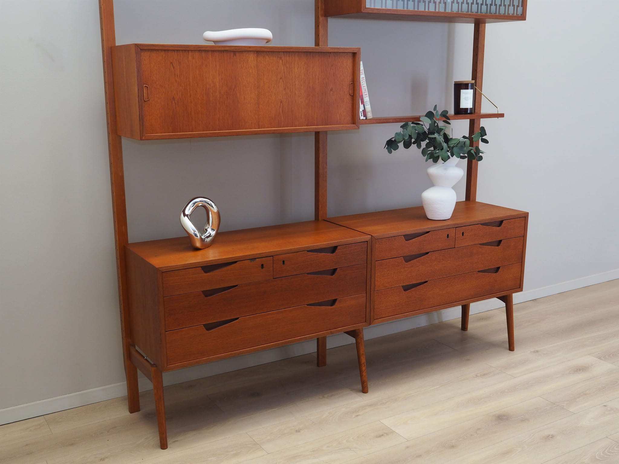 Wall shelf Teak wood 1960s