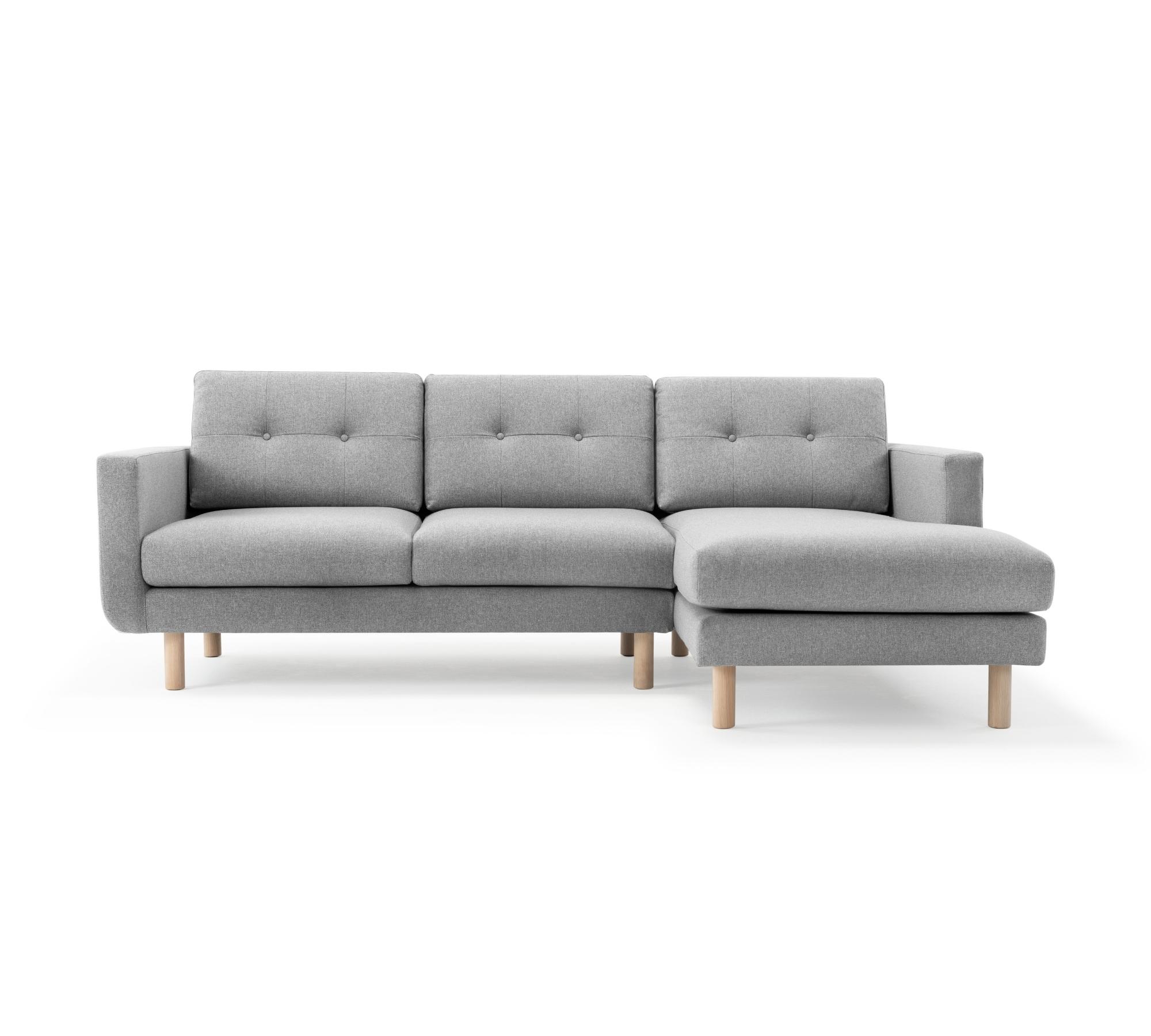 Conrad Ecksofas Récamiere Rechts Grau