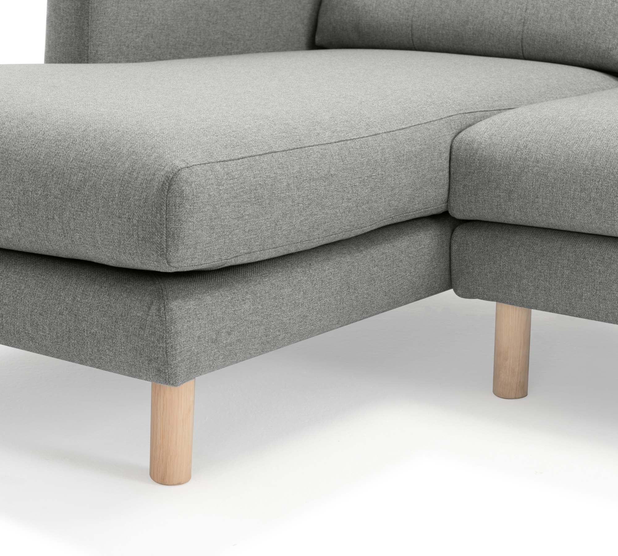 Conrad Ecksofas Récamiere Rechts Grau