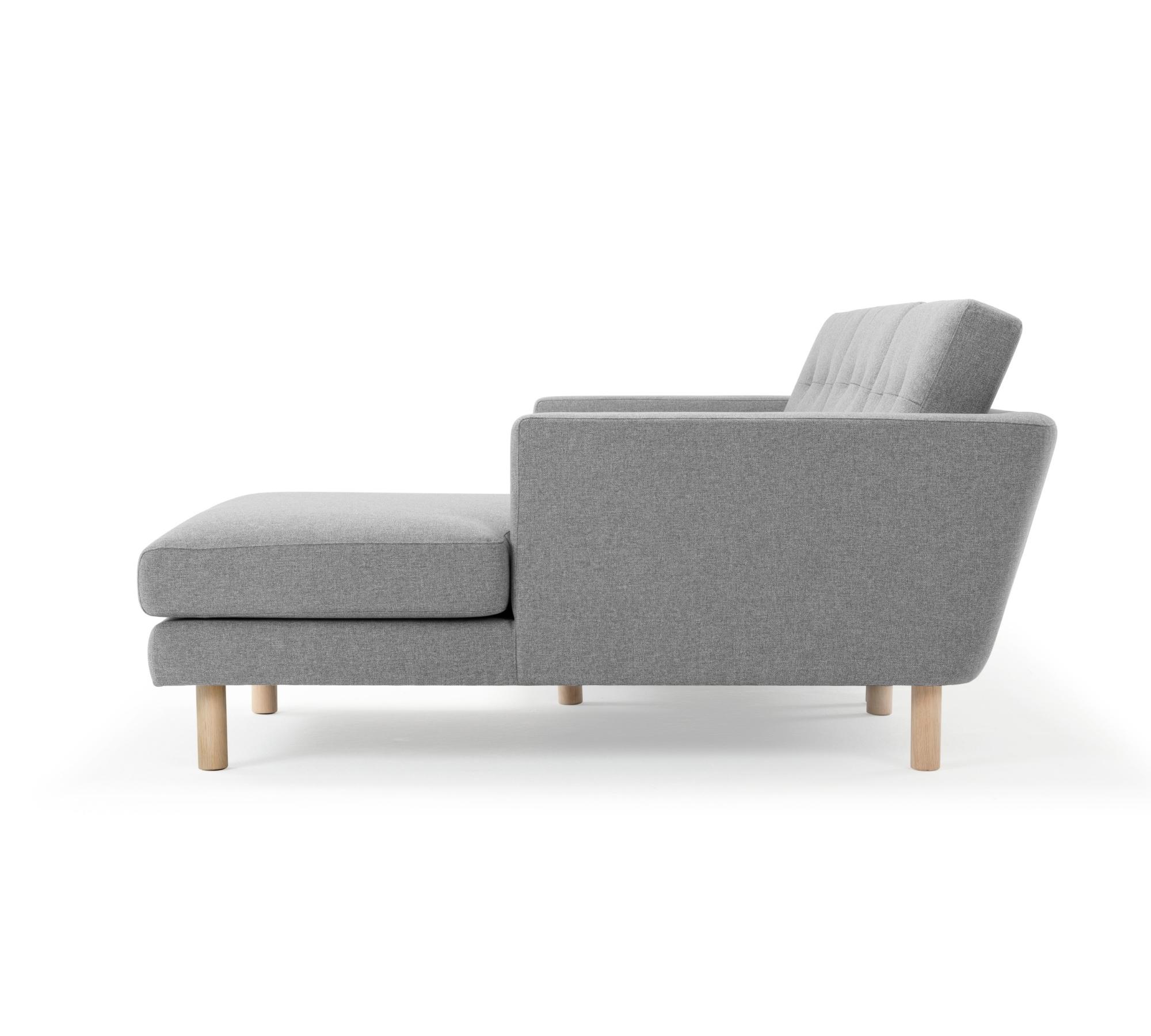 Conrad Ecksofas Récamiere Rechts Grau