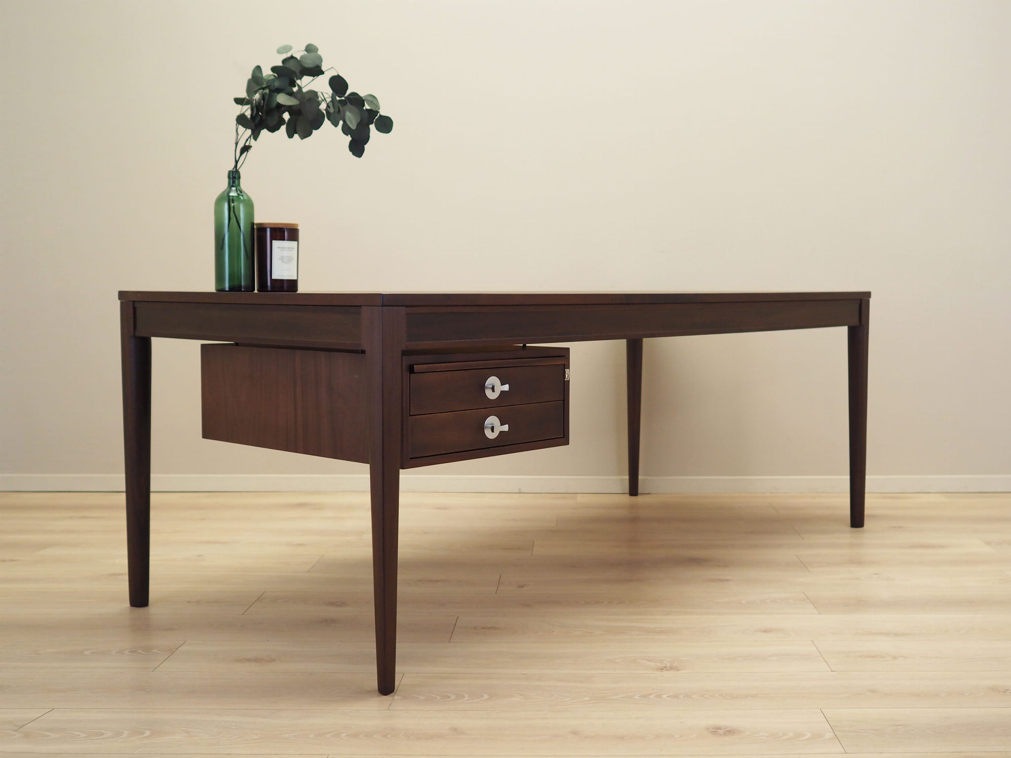 Mahogany Schreibtisch1970 Jahre