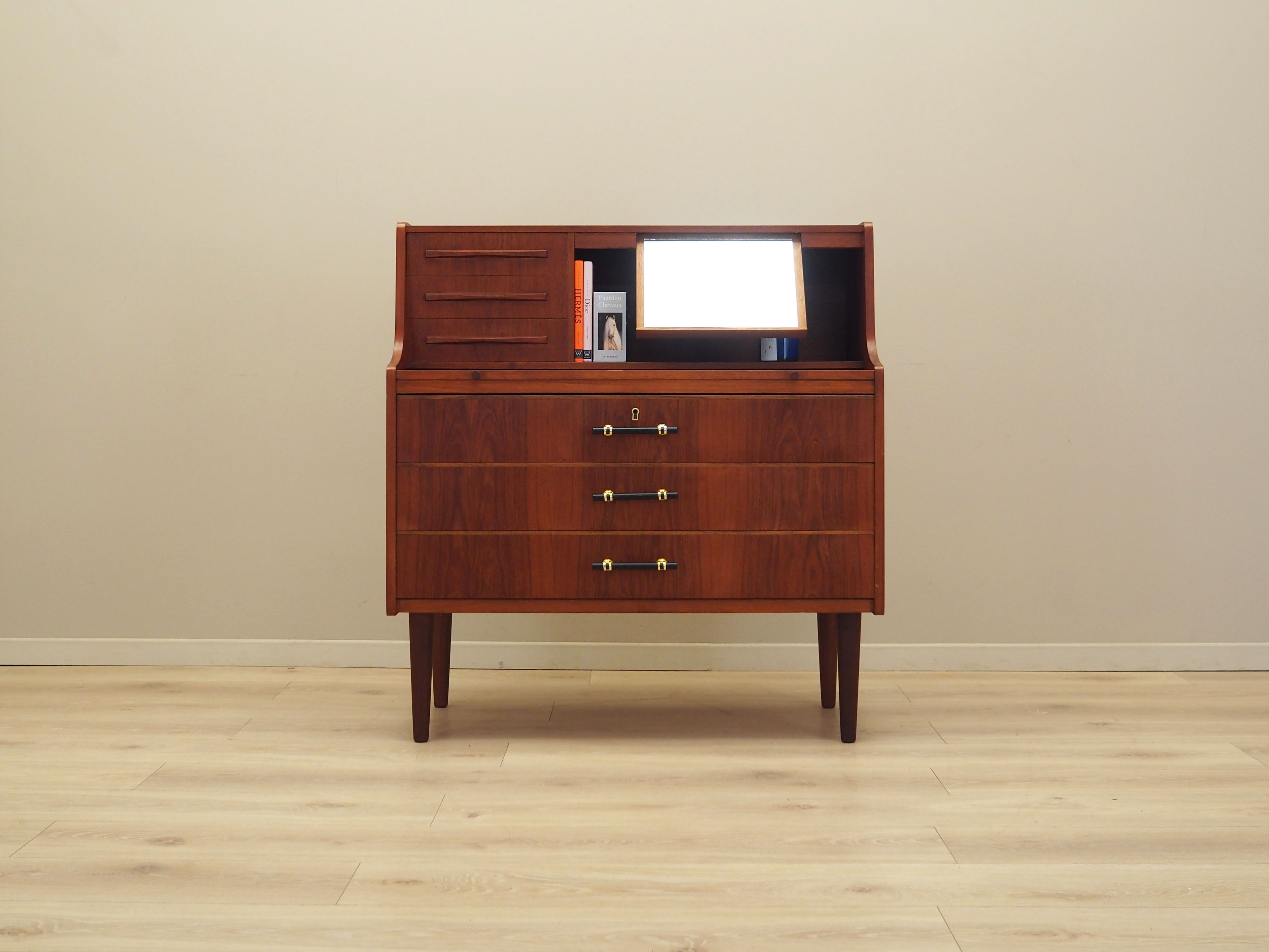 Secretary Teak Wood 1970s