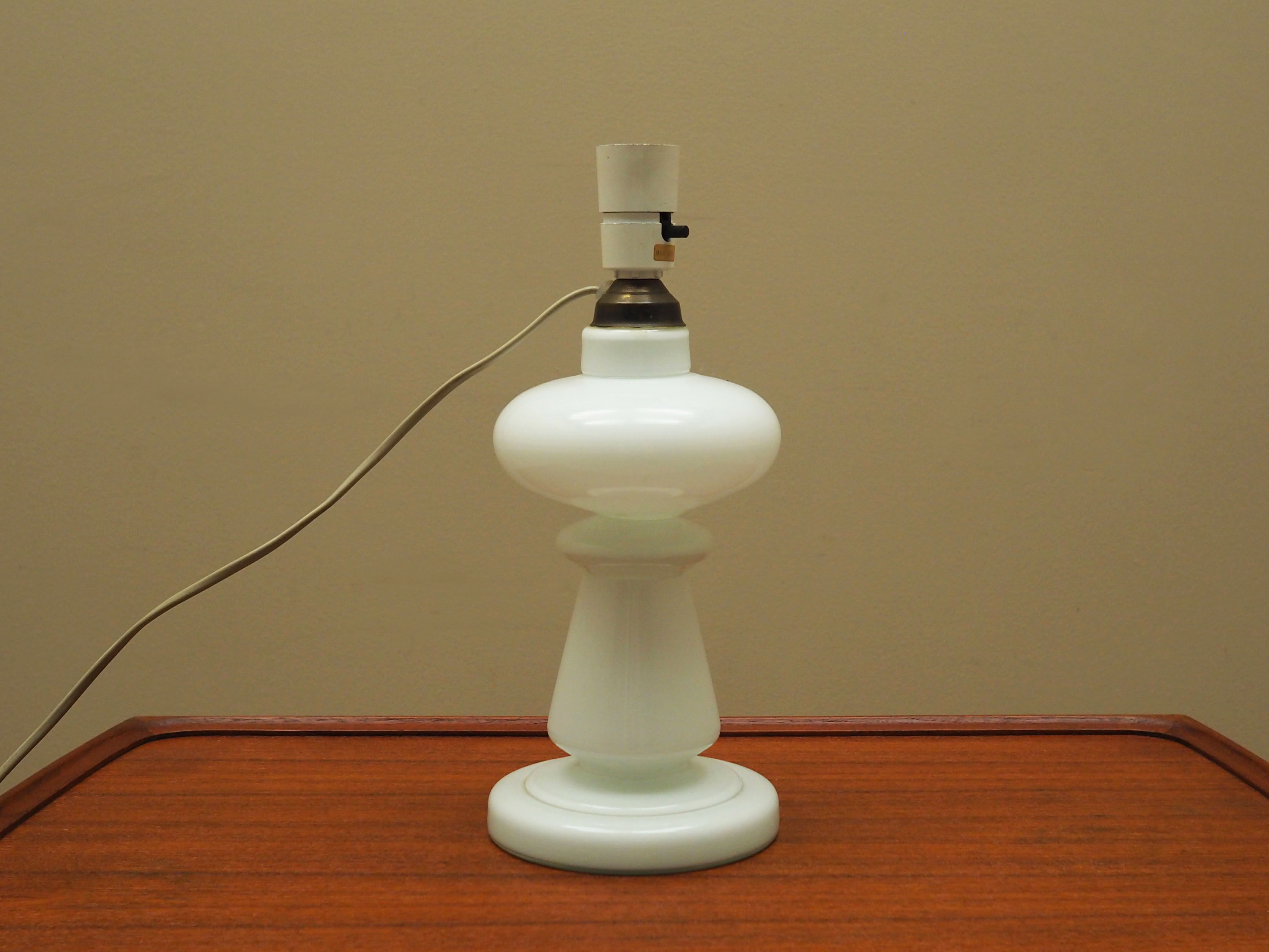 Table lamp glass 1970s