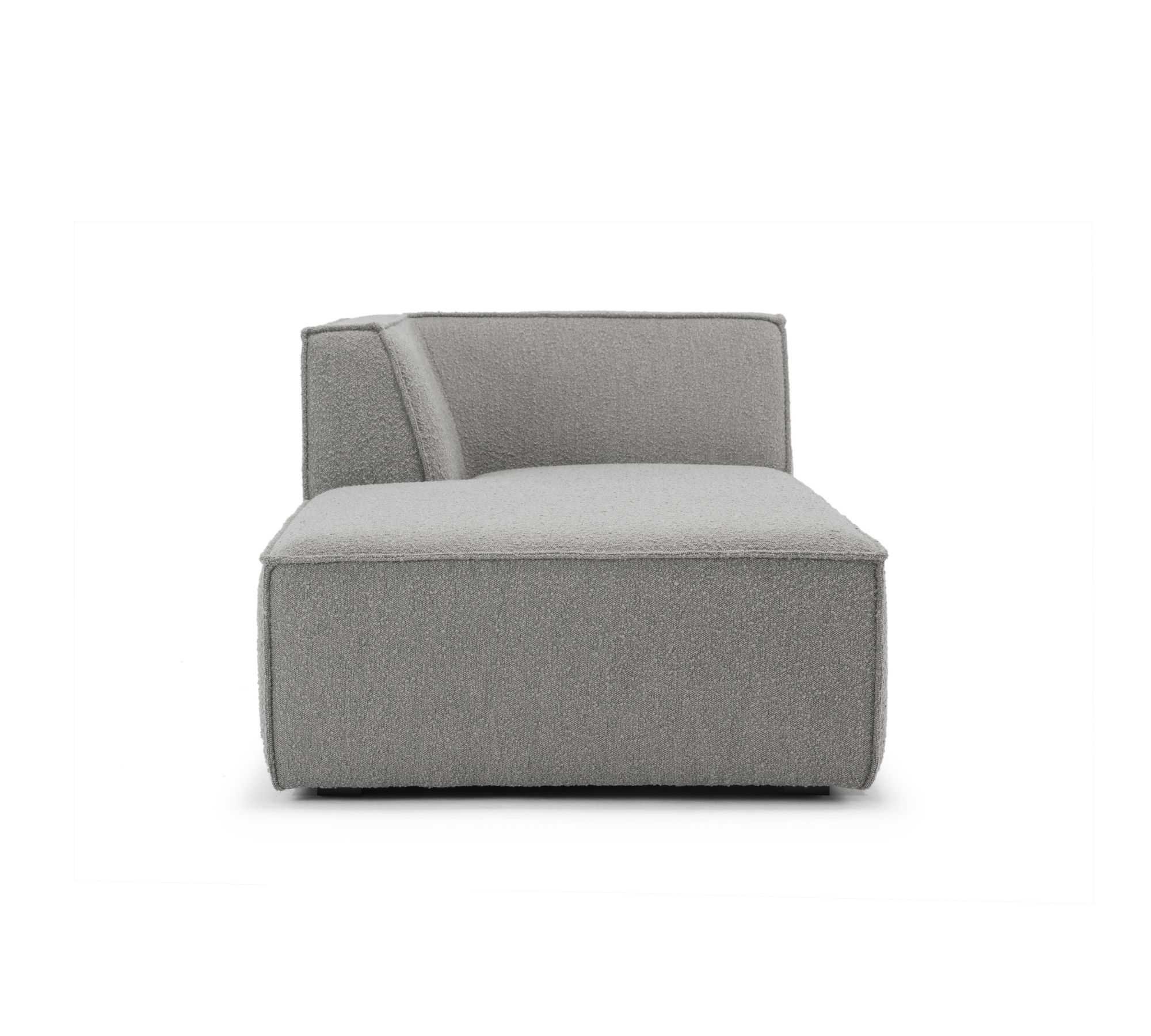 Dane 1-Seater Recamier Left Maya Warm Grey