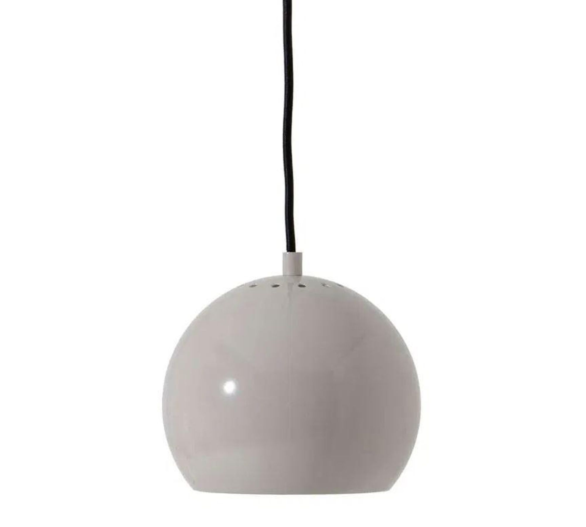 Ball Pendant Lamp Grey Ø18cm