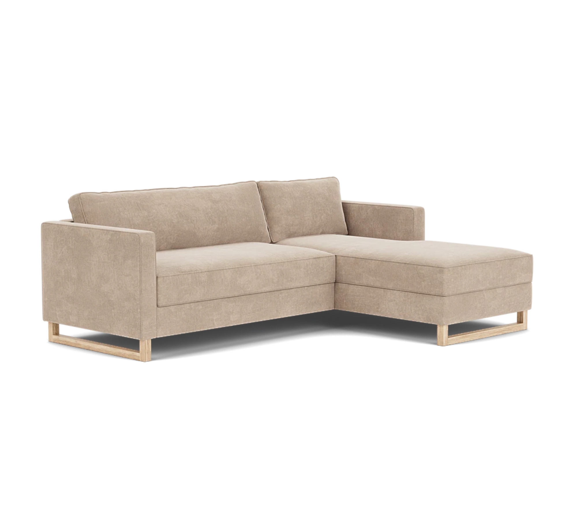 Madison sofa bed chaise lounge right Danny Cream