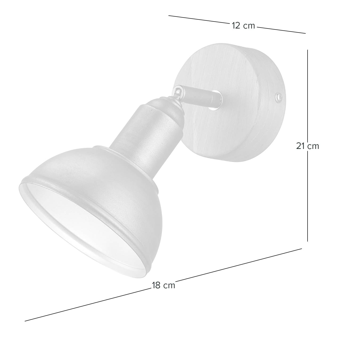 Ceiling light Delhi Iron Pine Solid