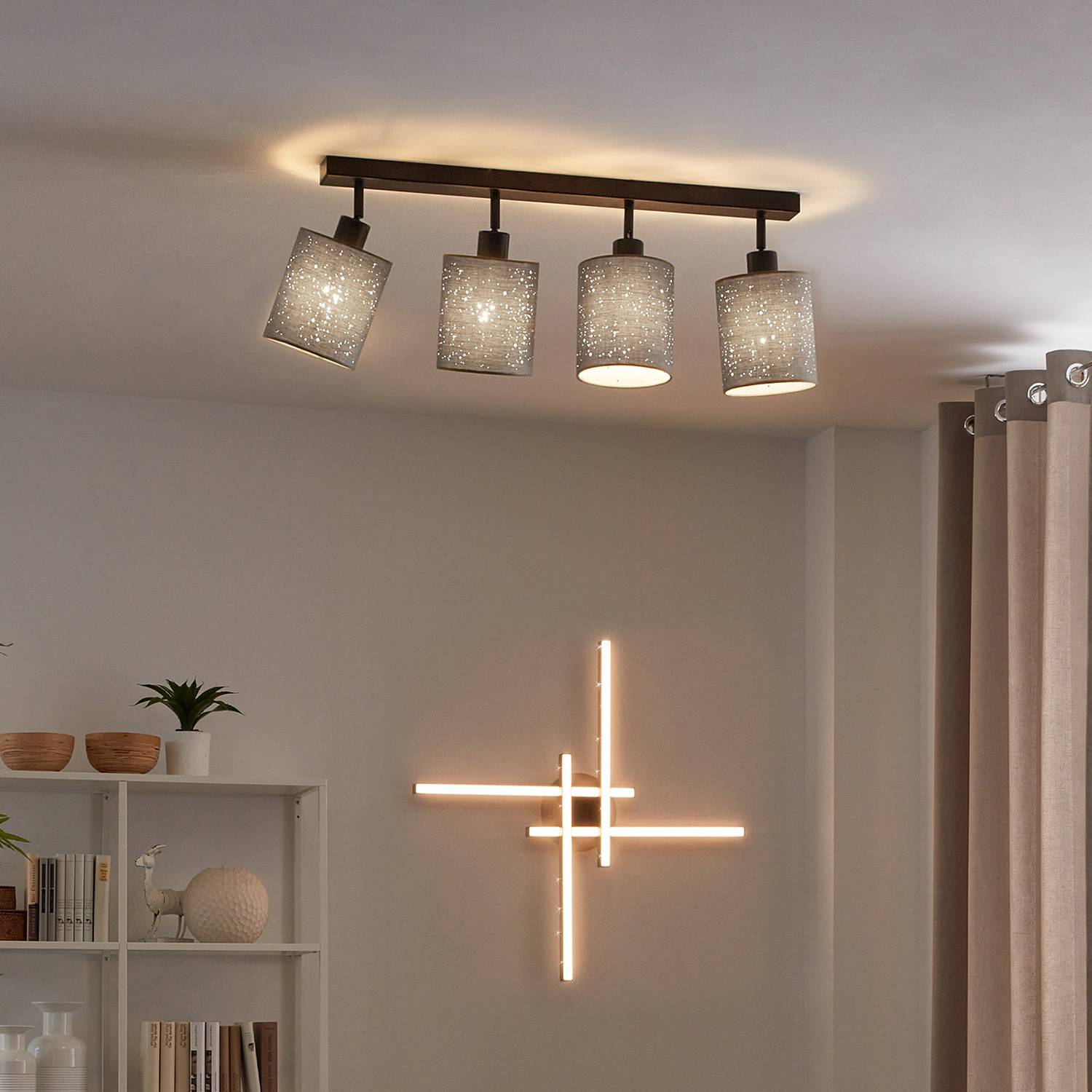 Ceiling lamp Stofa II Black