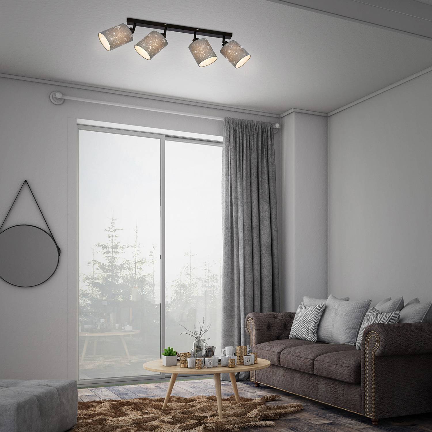 Ceiling lamp Stofa II Black