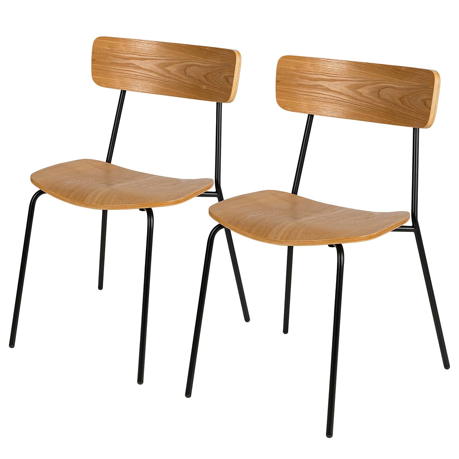 2x Esszimmerstuhl Harvi Braun