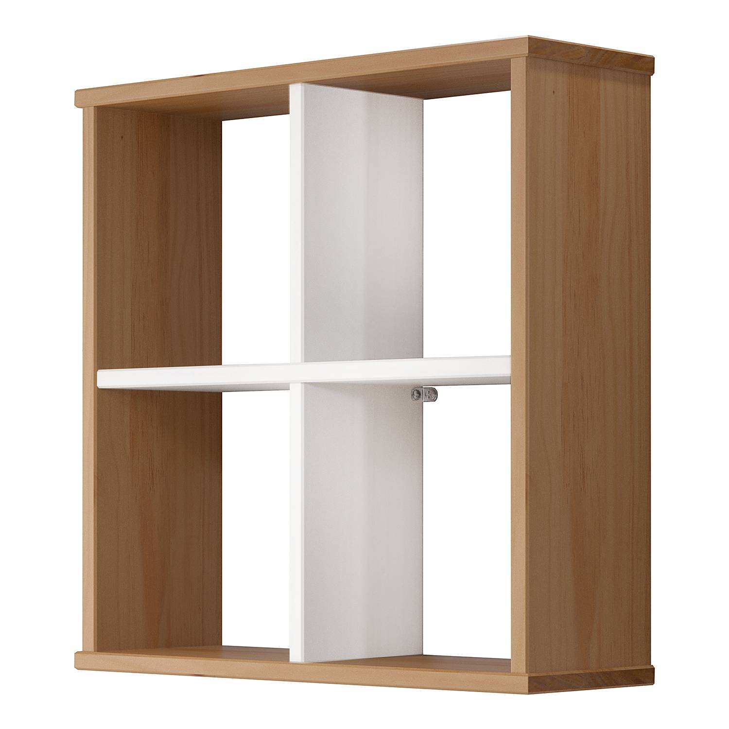 Wall shelf Mestre II Pine Solid Honey Brown