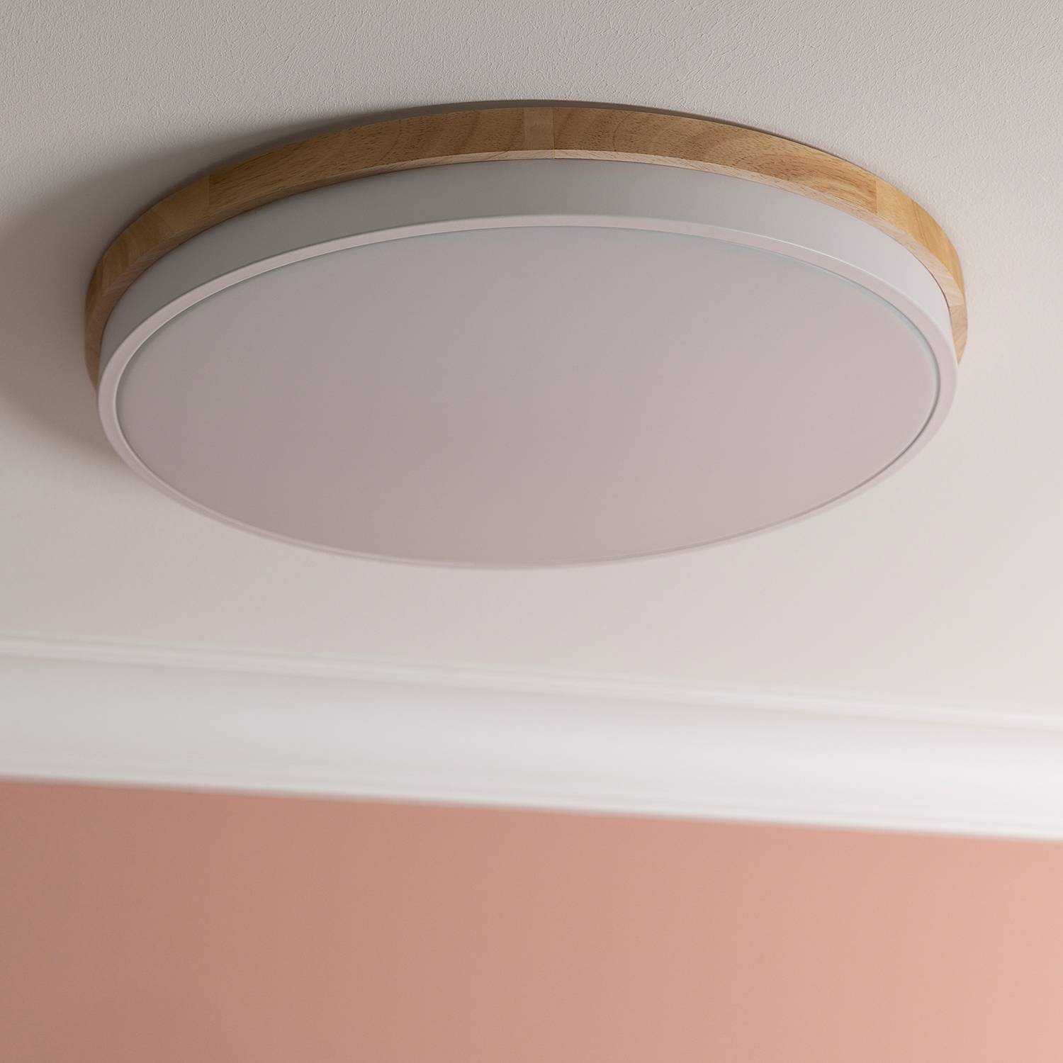 LED-Deckenleuchten Baarlo Typ B Braun Ø 50cm