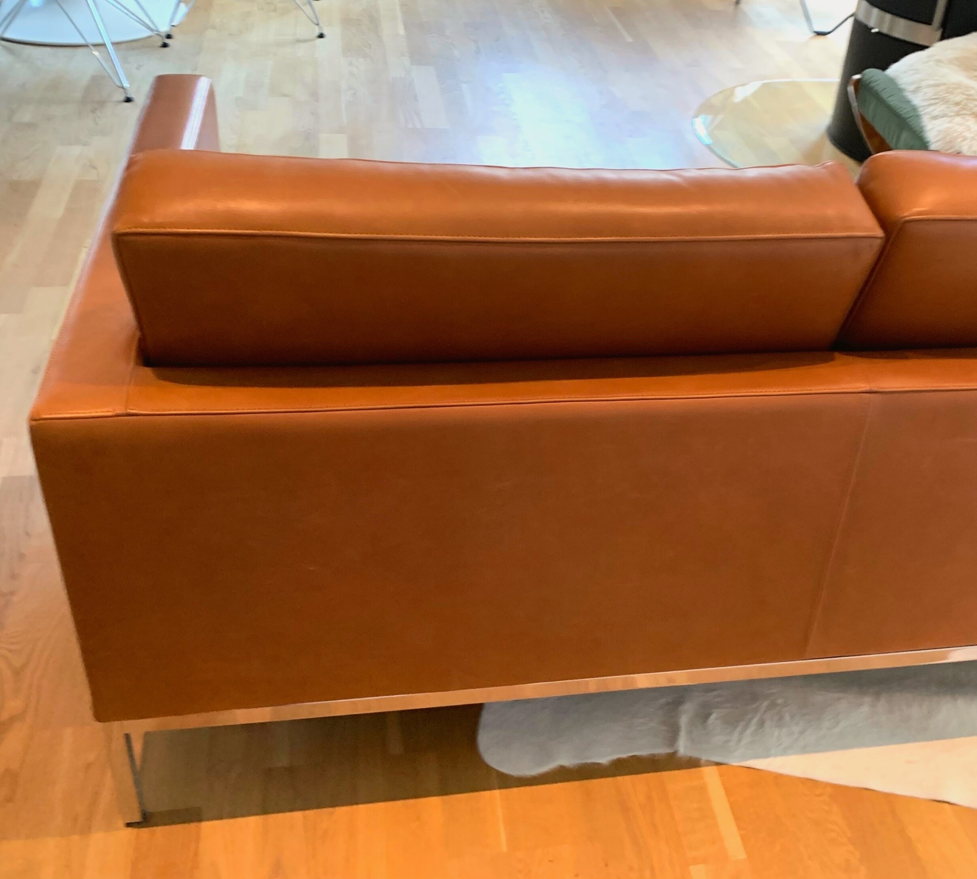 Florence 3-Sitzer Leder Venezia Cognac