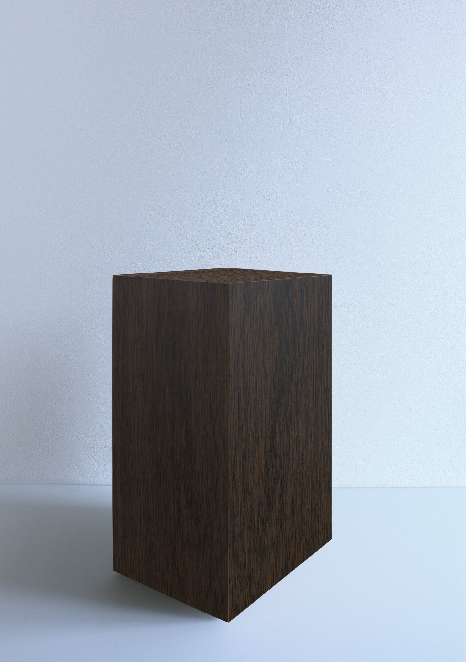 Side table Wengé wood Brown
