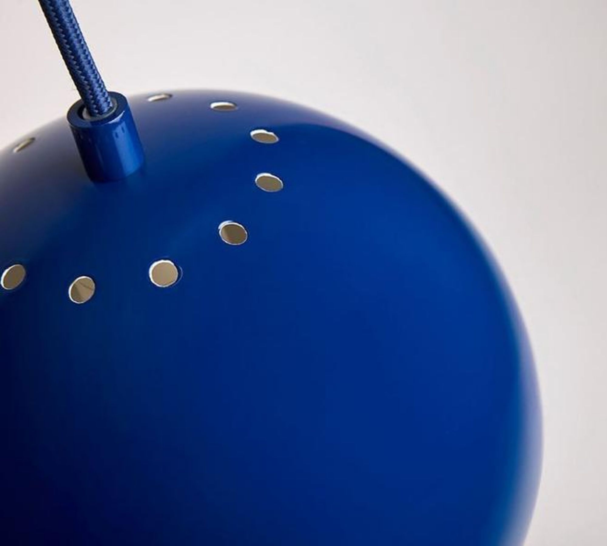 Ball Pendant Lamp Blue Ø18cm