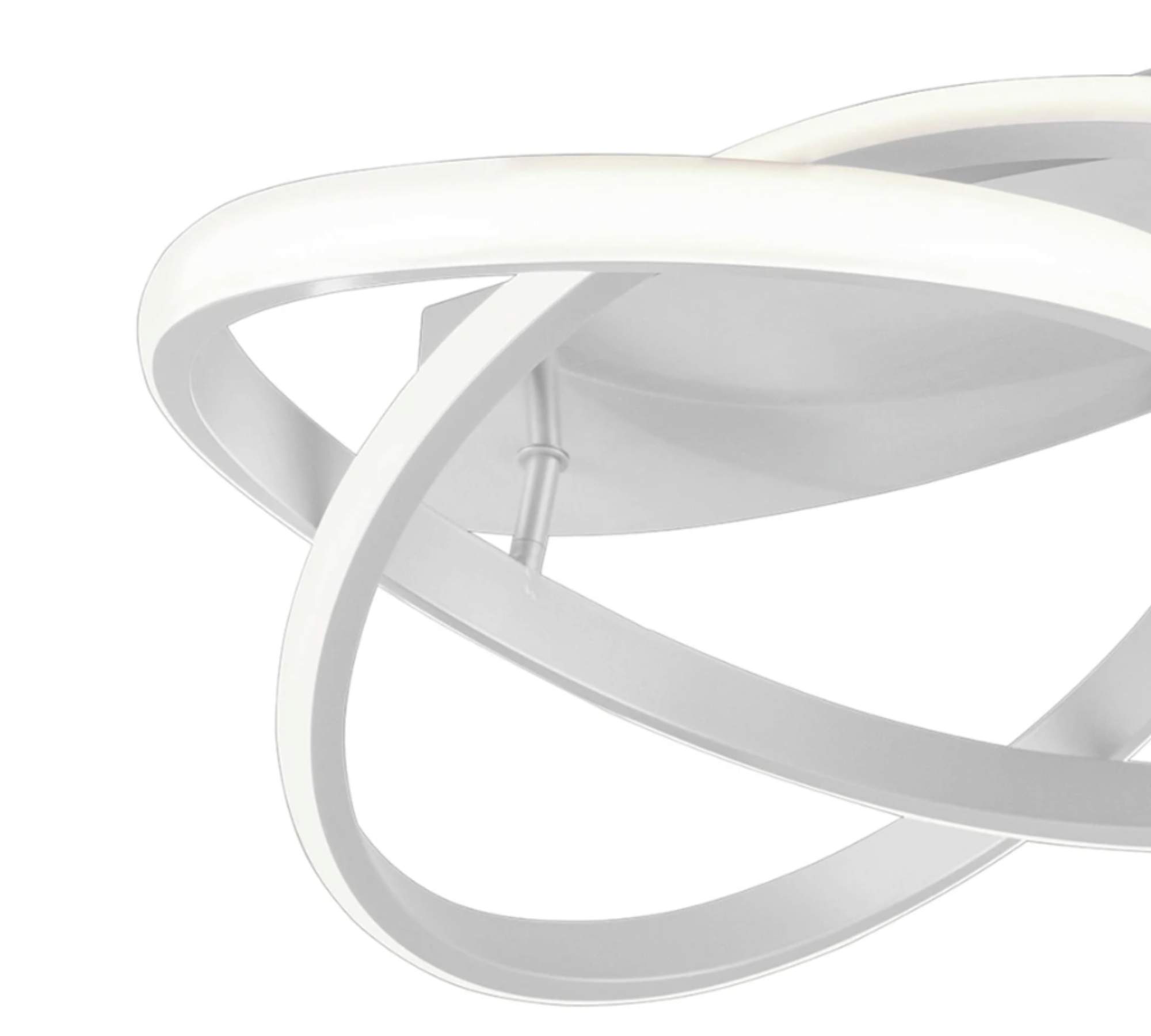 LED ceiling light metal white