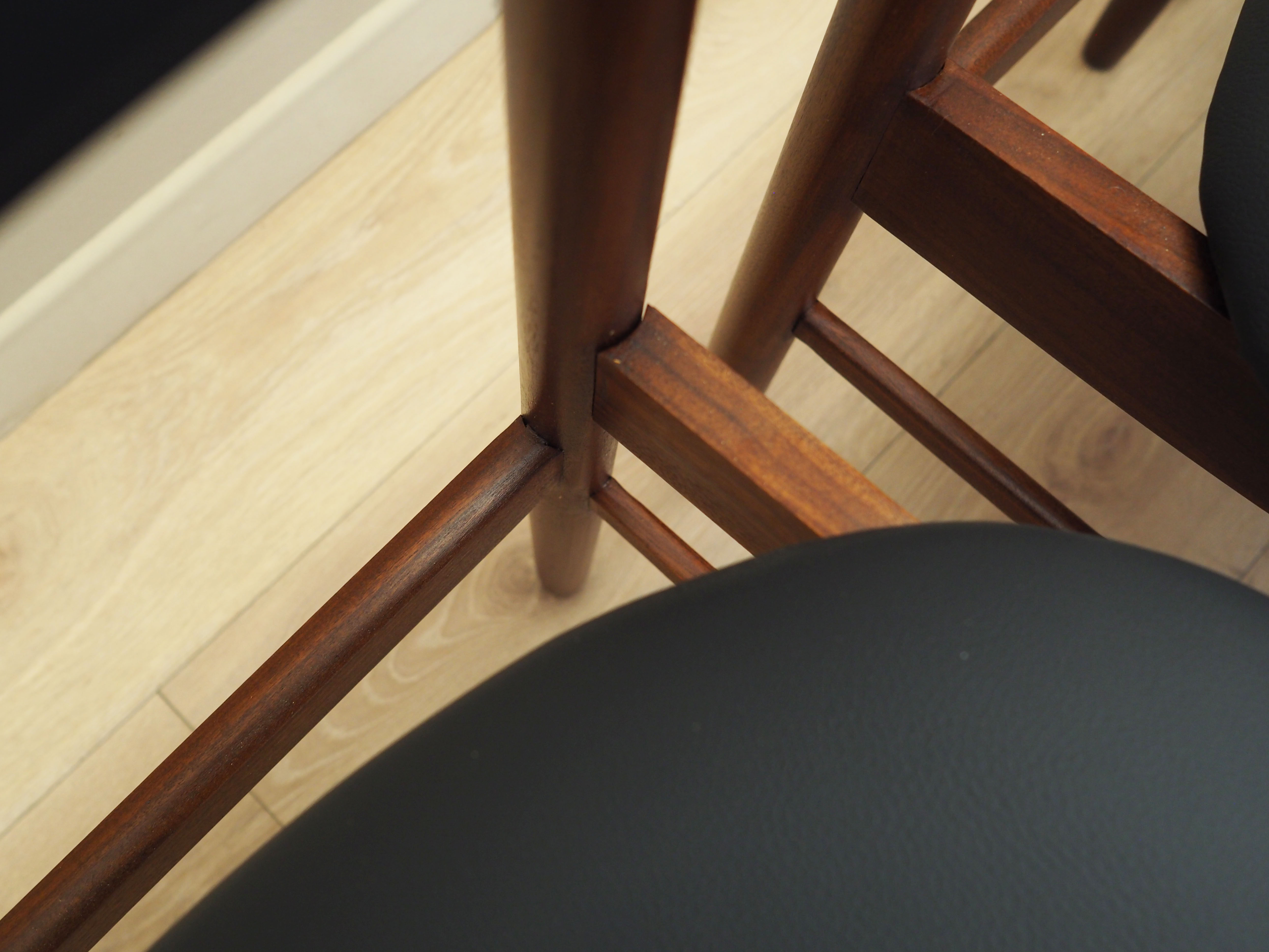 4x Vintage Dining Chair Teak Wood 1960s