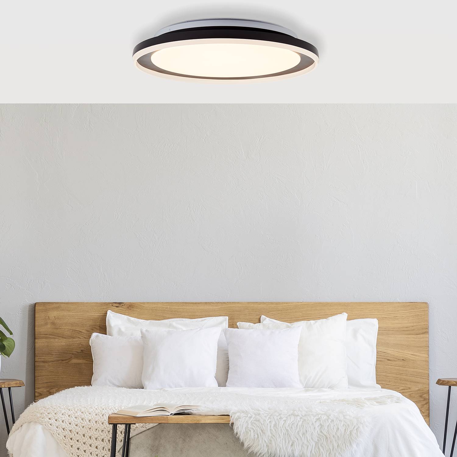 LED ceiling light Pederson Black