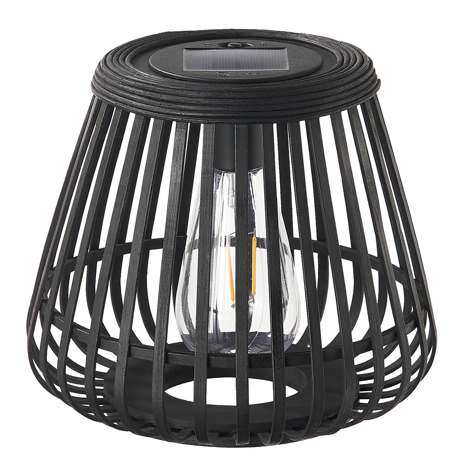 Solar lantern Sunshine Glimmer Black