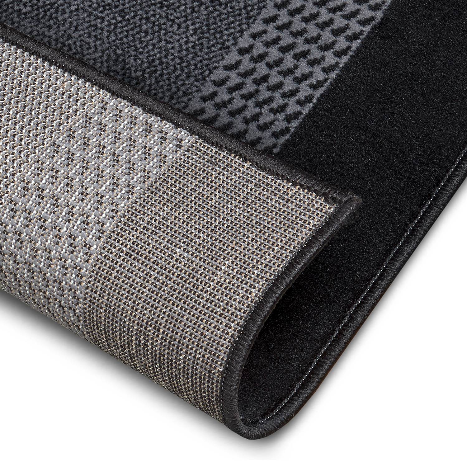 Runner Jute Black 80 x 200 cm