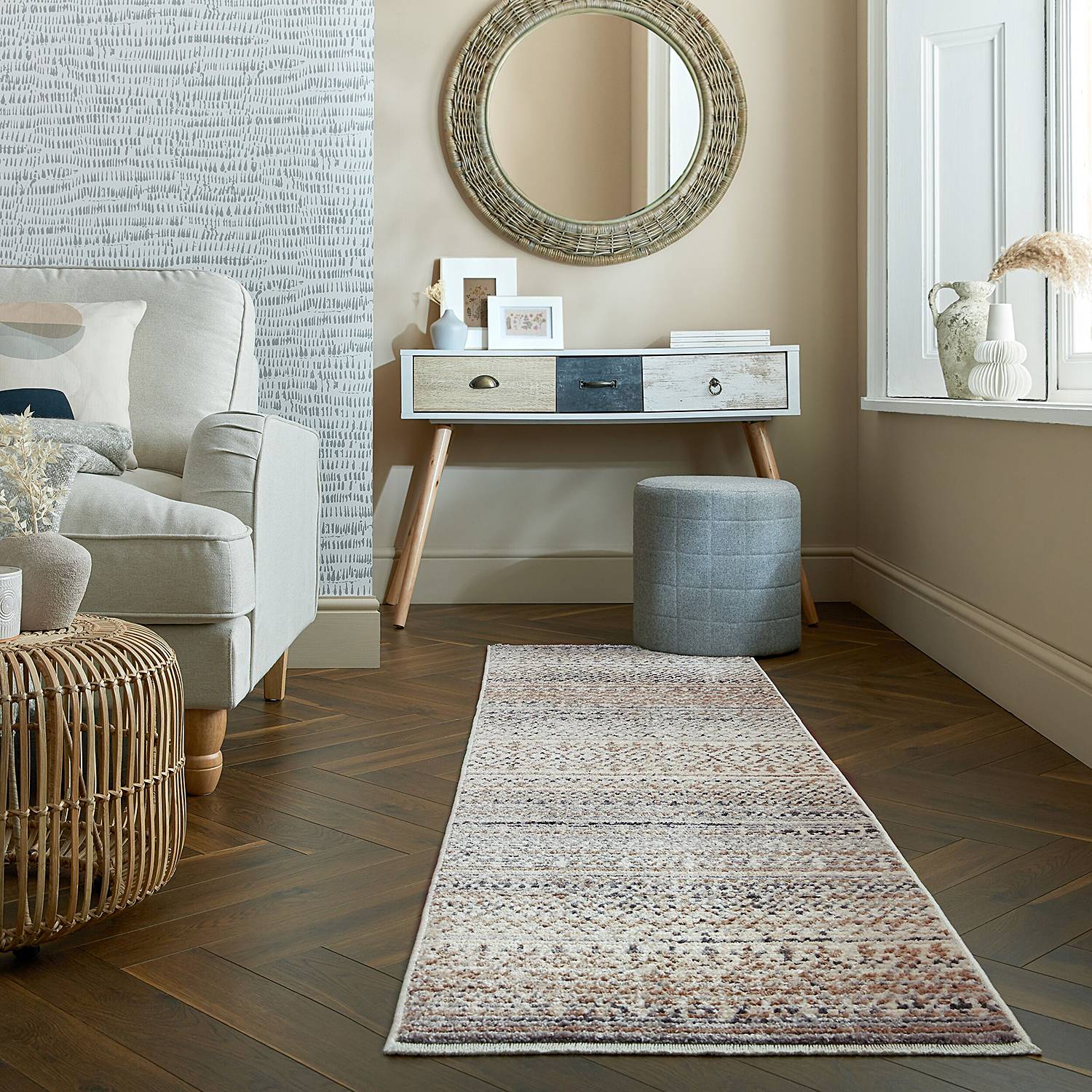 Camino Runner Beige 60 x 230 cm