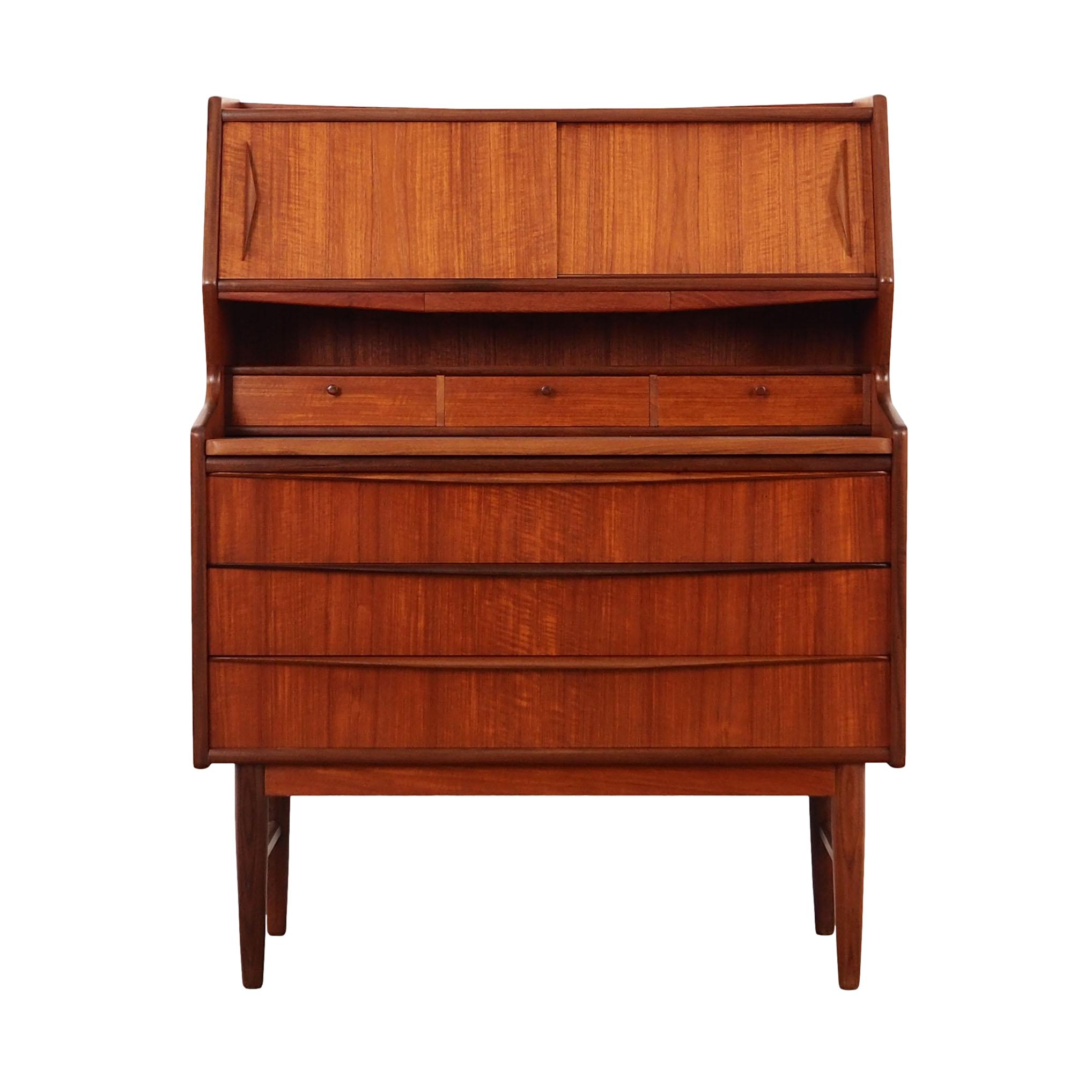Secretaire in teak anni '70