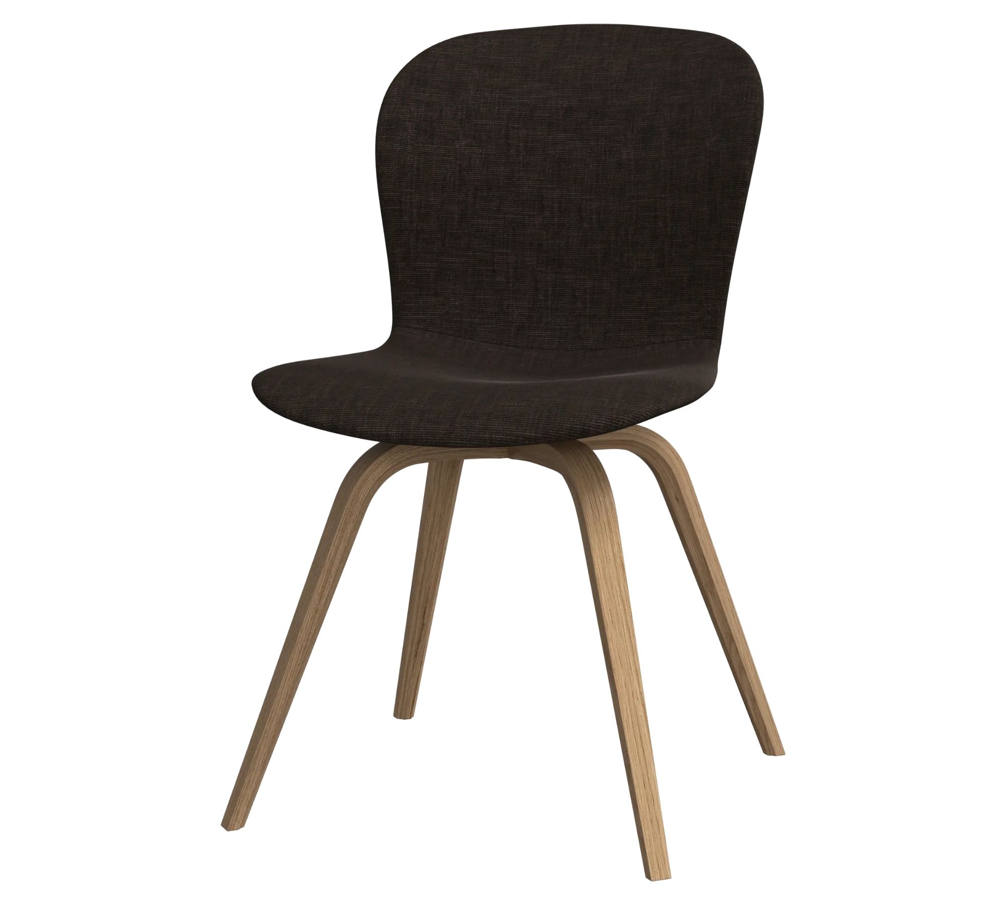 Dining chair Napoli fabric 2251 Light oak Taupe