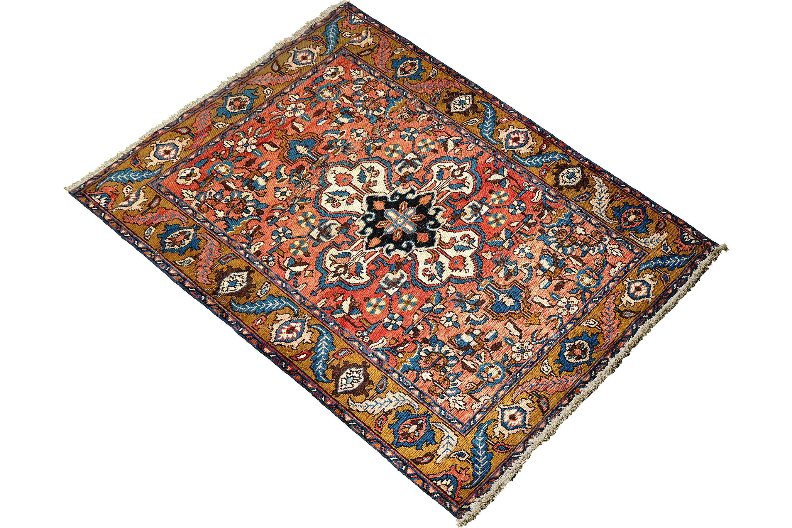 Heritage Sassan Teppich Wolle Braun