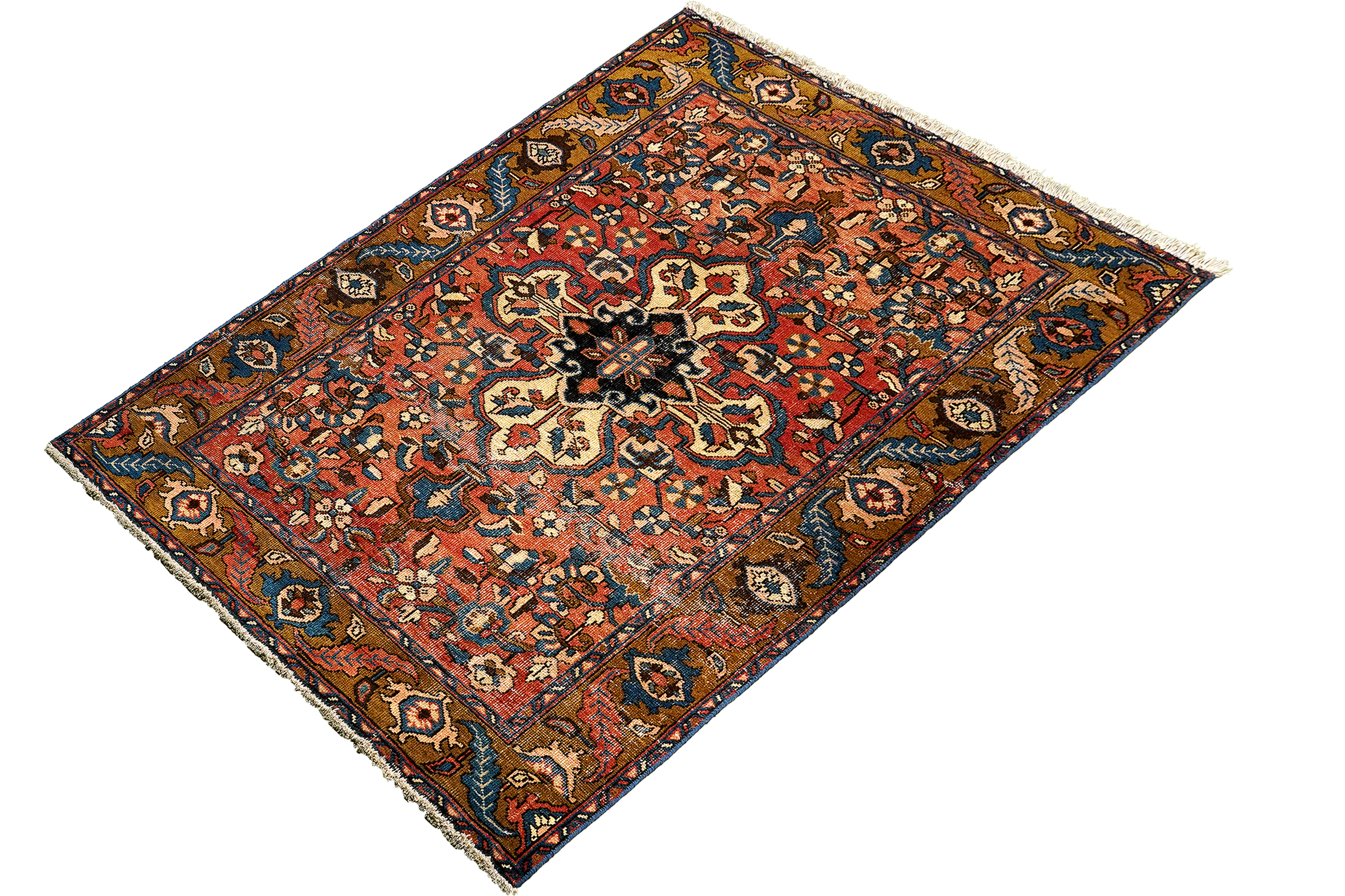 Heritage Sassan Teppich Wolle Braun
