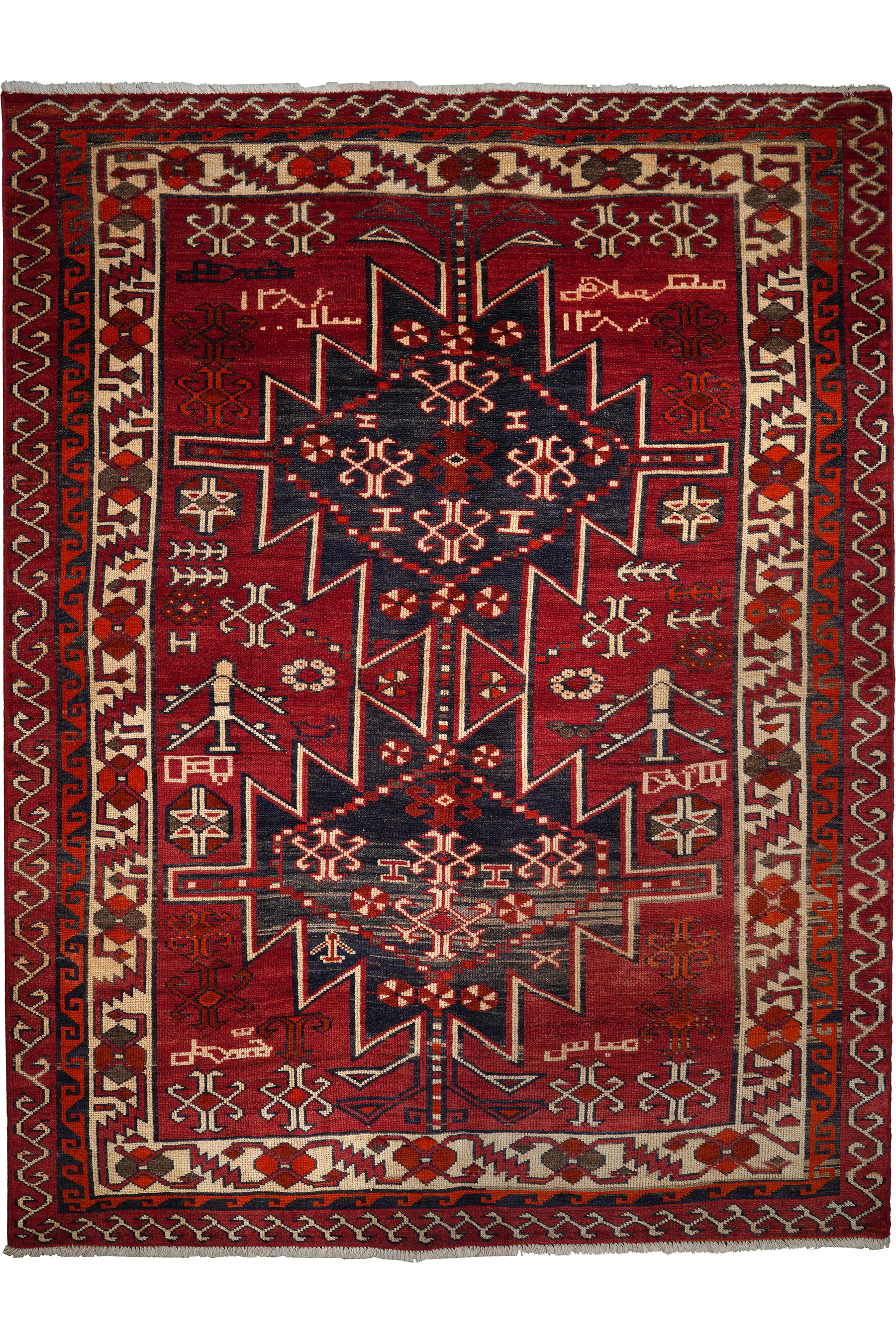 Heritage Varshan Carpet Wool Red