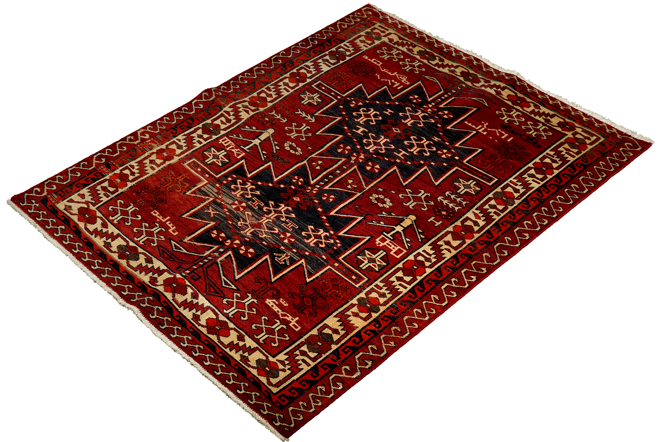 Heritage Varshan Teppich Wolle Rot