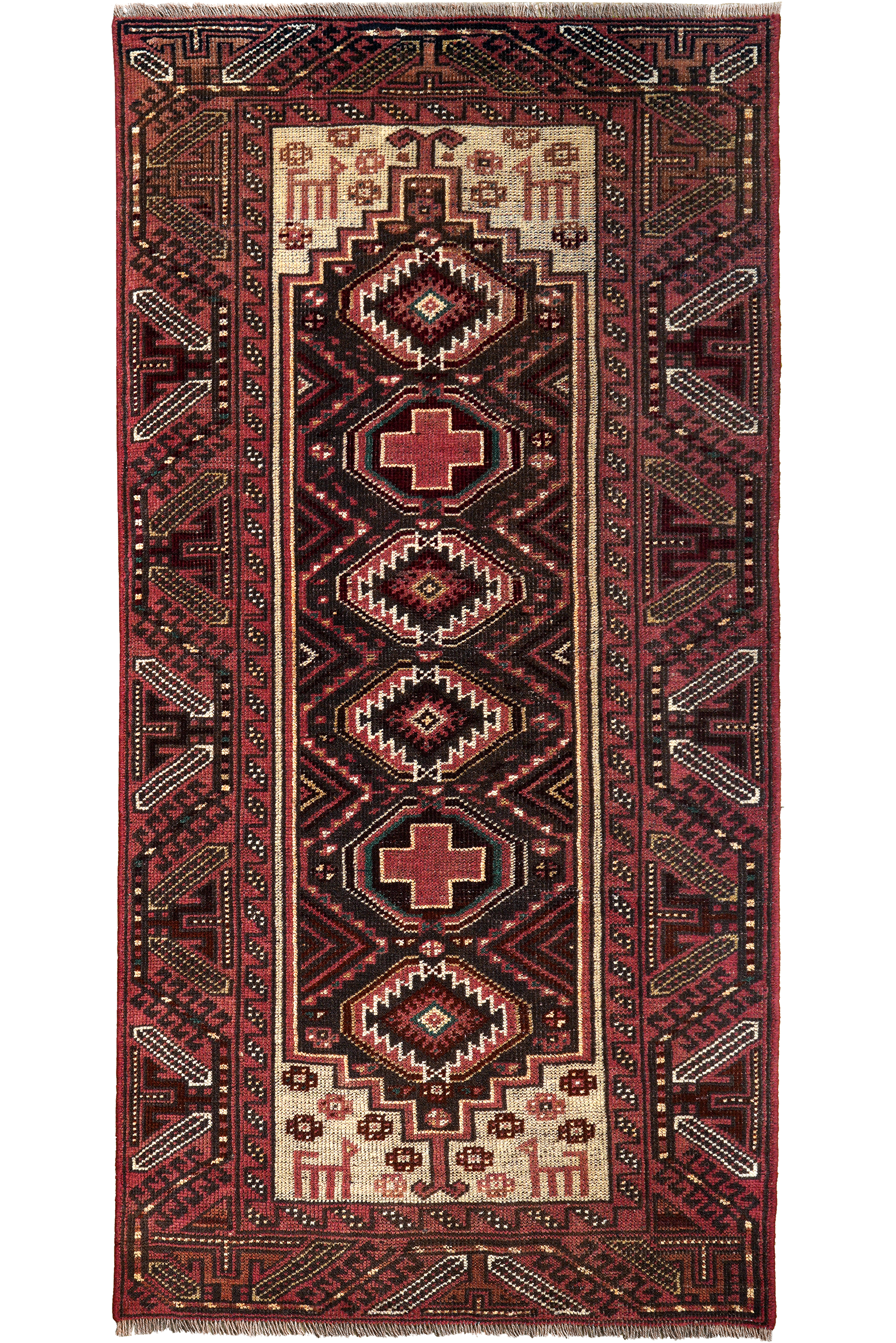 Heritage Vahid Tappeto Lana Marrone