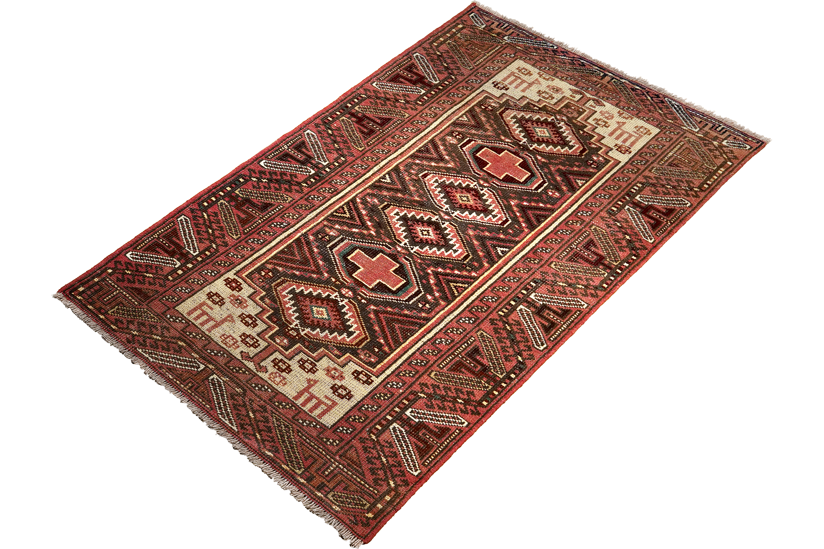 Heritage Vahid Teppich Wolle Braun