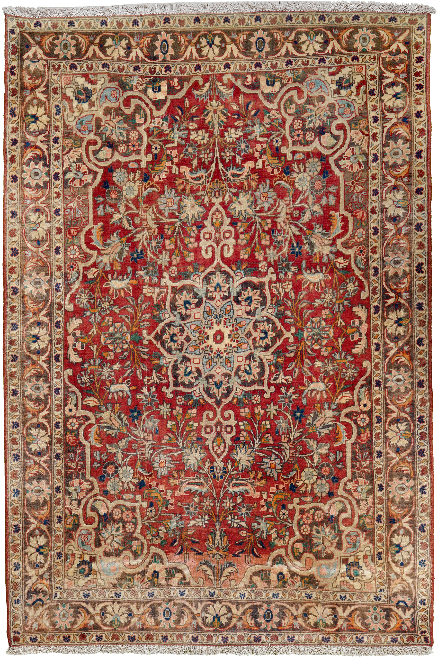Heritage Barzin Teppich Wolle Braun