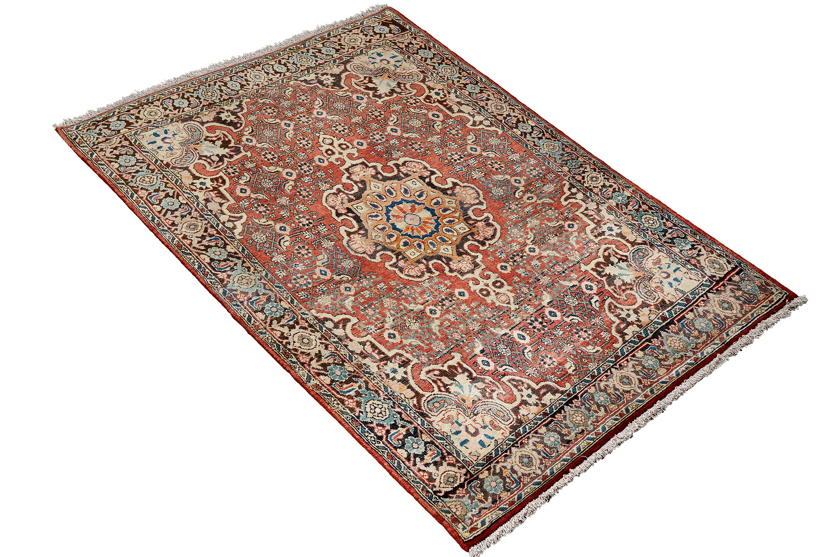 Heritage Firooz Teppich Wolle Braun