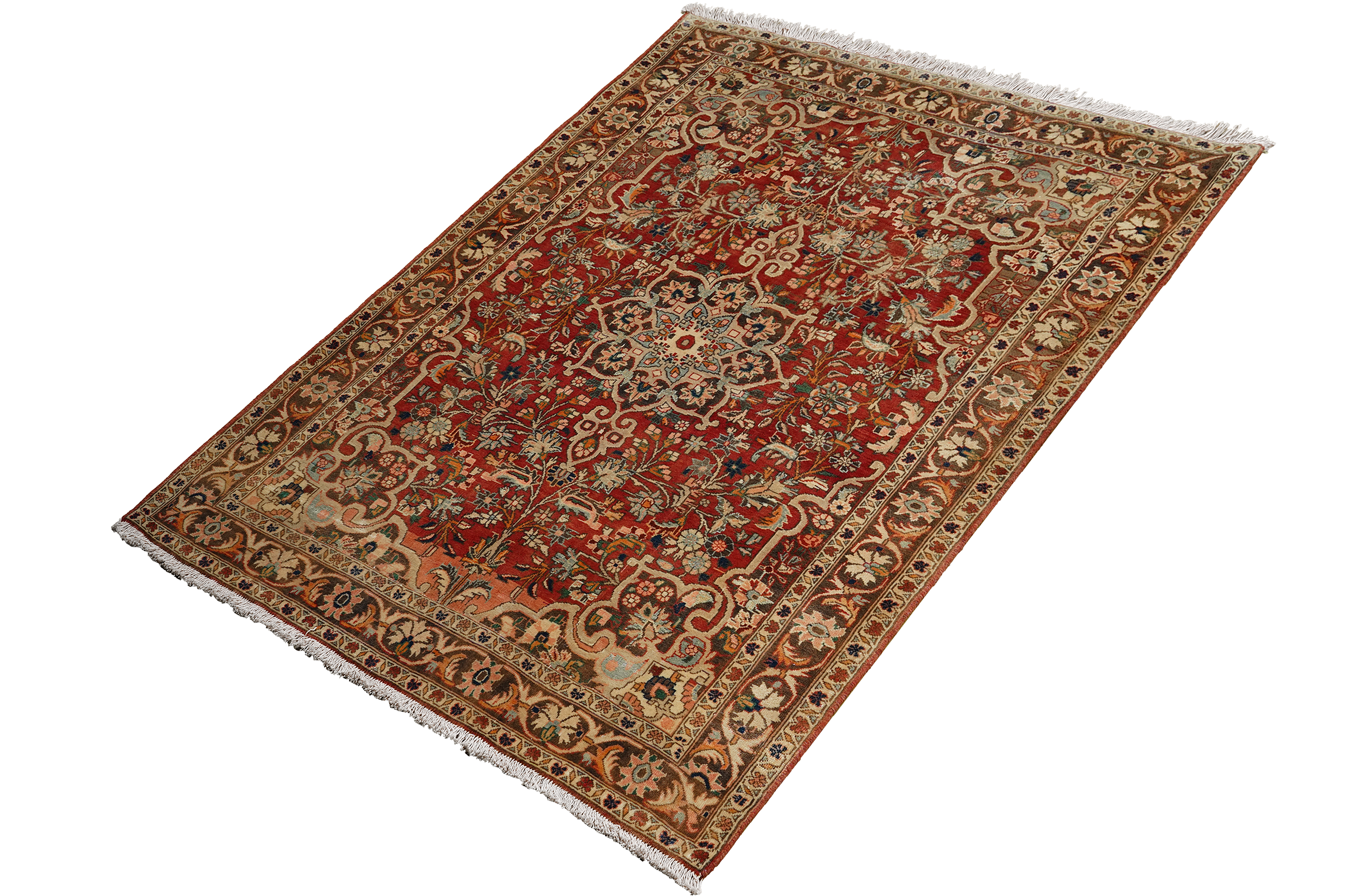 Heritage Barzin Teppich Wolle Braun