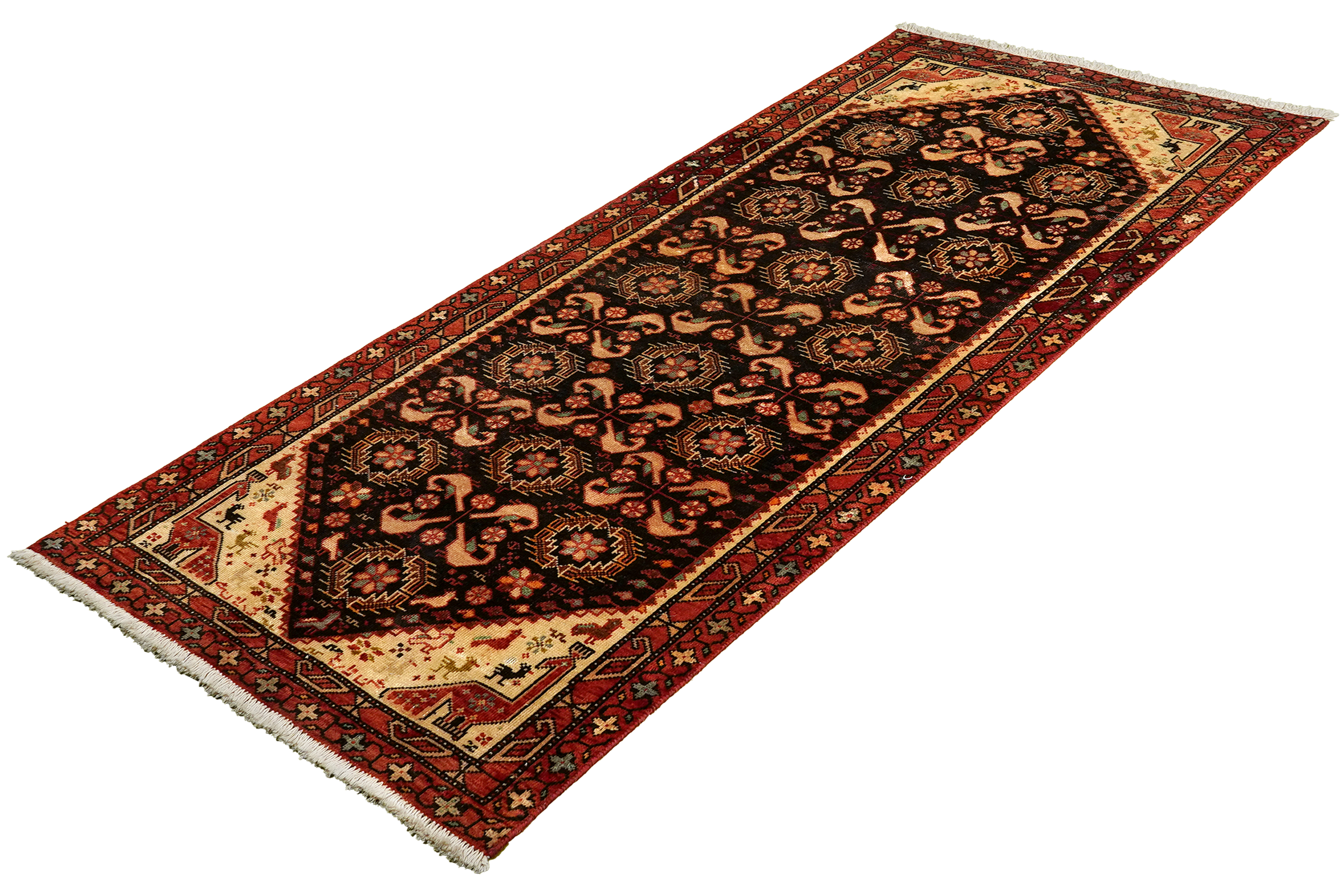 Heritage Teppich Wolle Braun