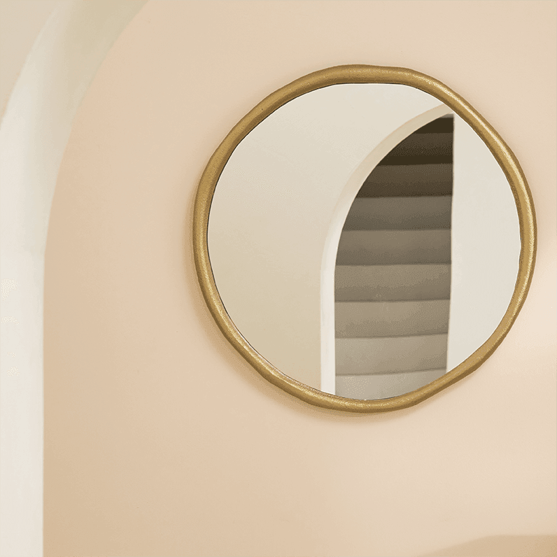 Rox Spiegel Aluminium Gold