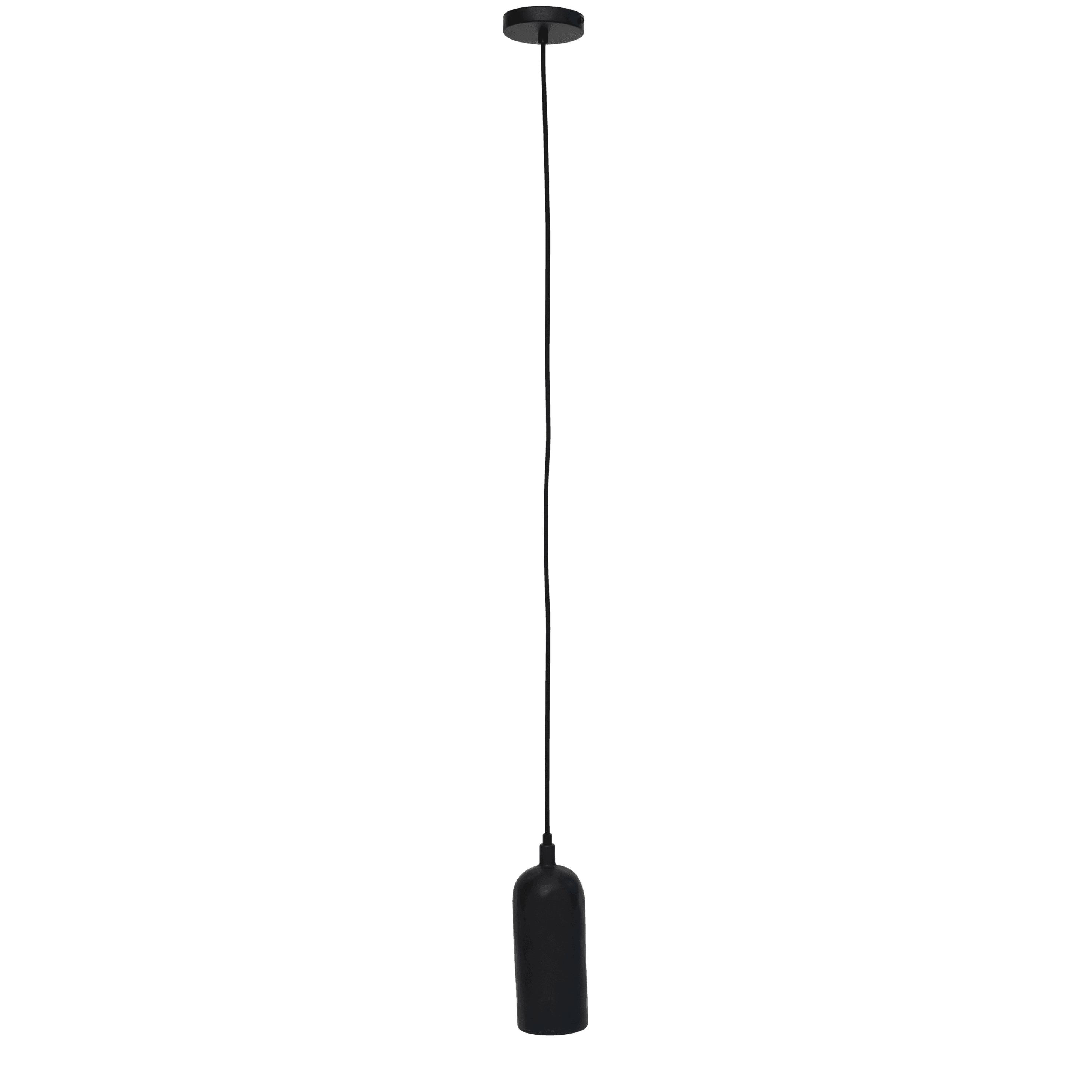 Tiny hanging lamp ceramic black