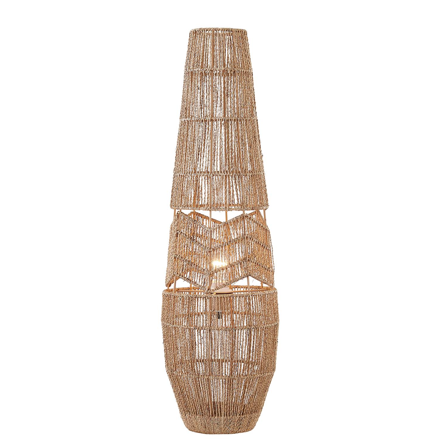 Mosca Floor Lamp Linen Iron 1-light