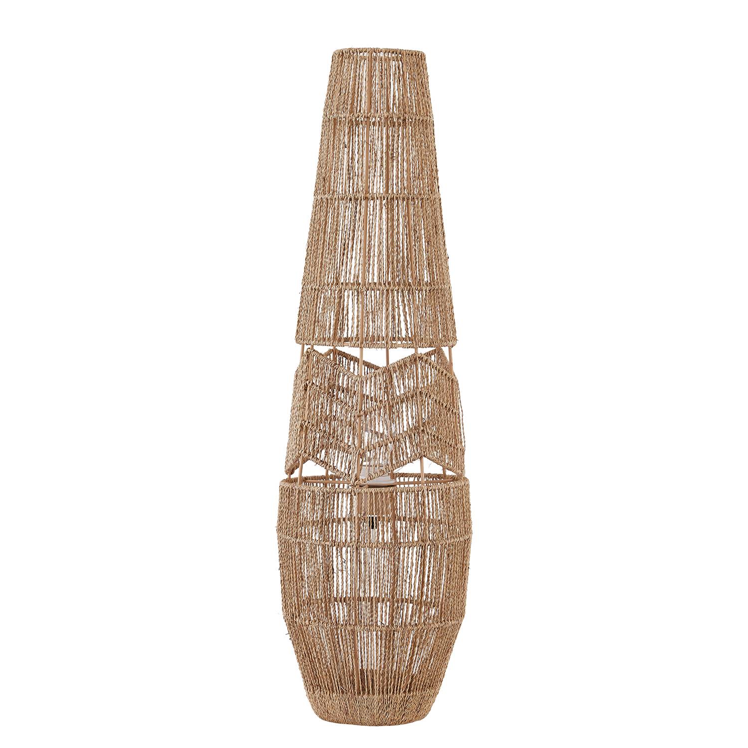 Mosca Floor Lamp Linen Iron 1-light