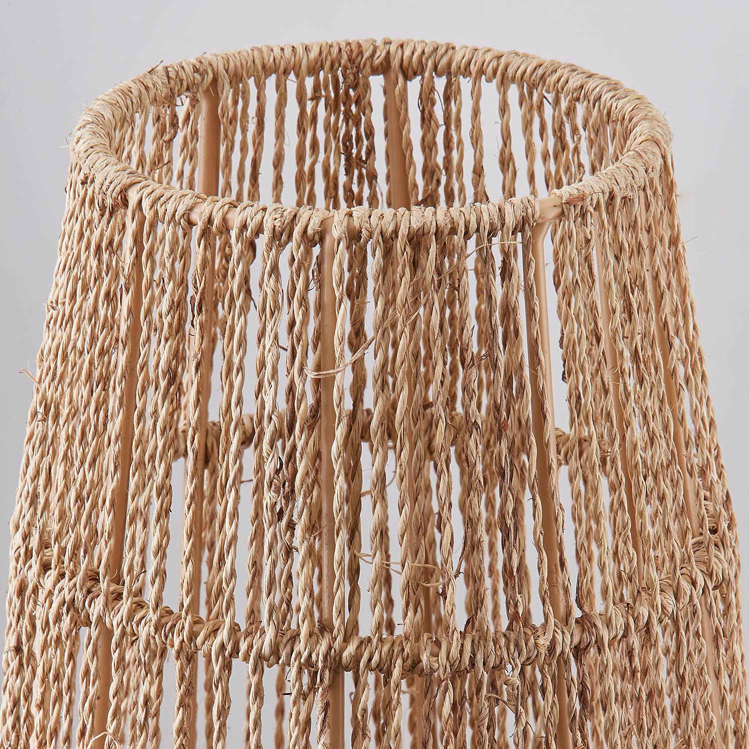 Mosca Floor Lamp Linen Iron 1-light