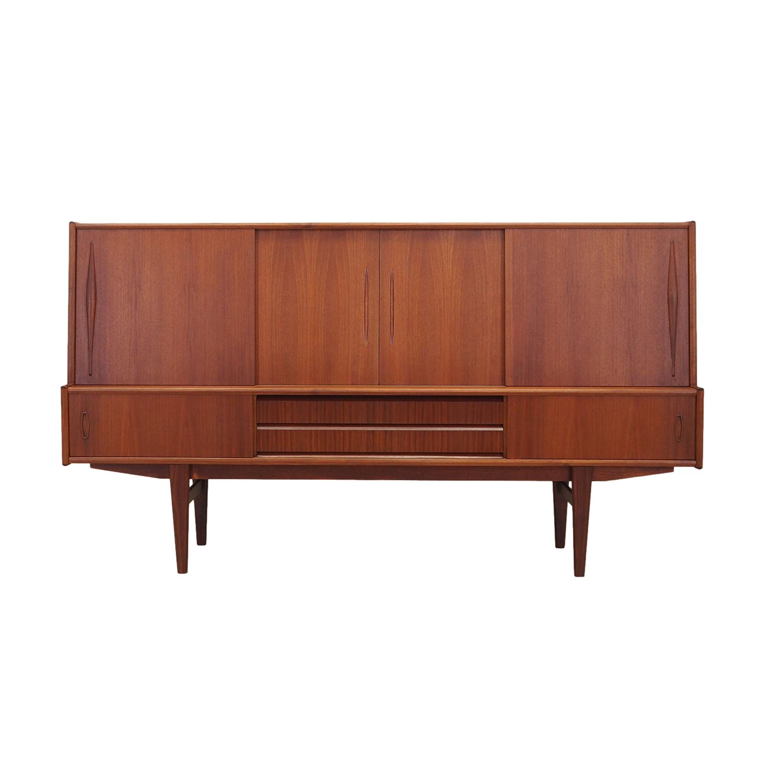 Highboard in legno di teak anni '70