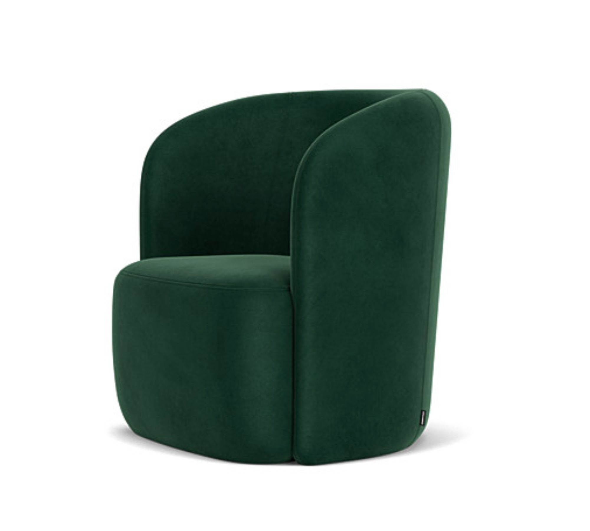 Blair Swivel Chair Velvet Lux Dark Green